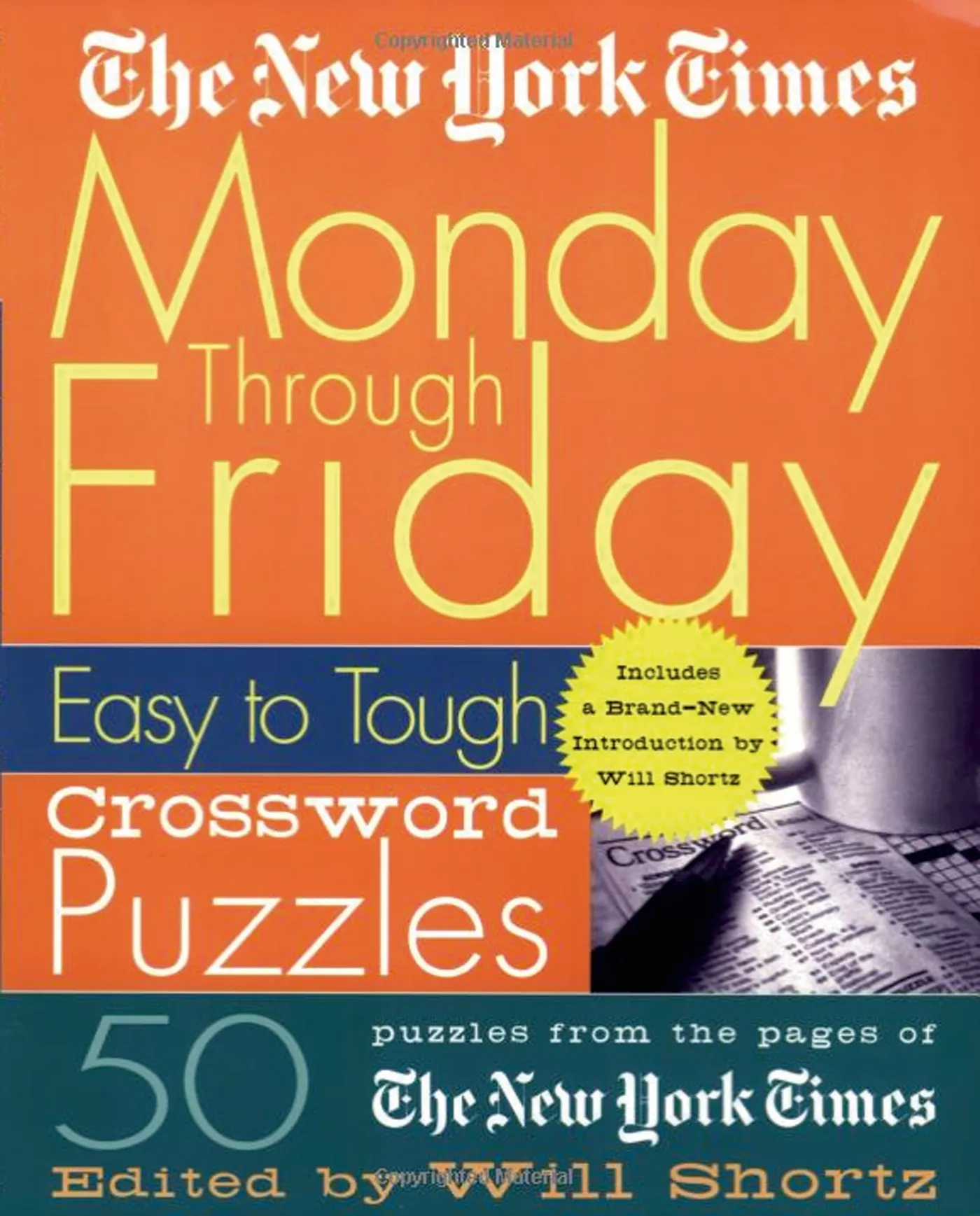 The new york times monday through friday easy to tough crossword puzzles