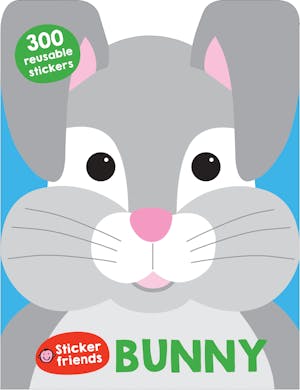 Unhinged Stickerbook // Cute Bunny Sticker Book , Book for Collecting  Stickers, Reusable Stickerbook for Gifts 