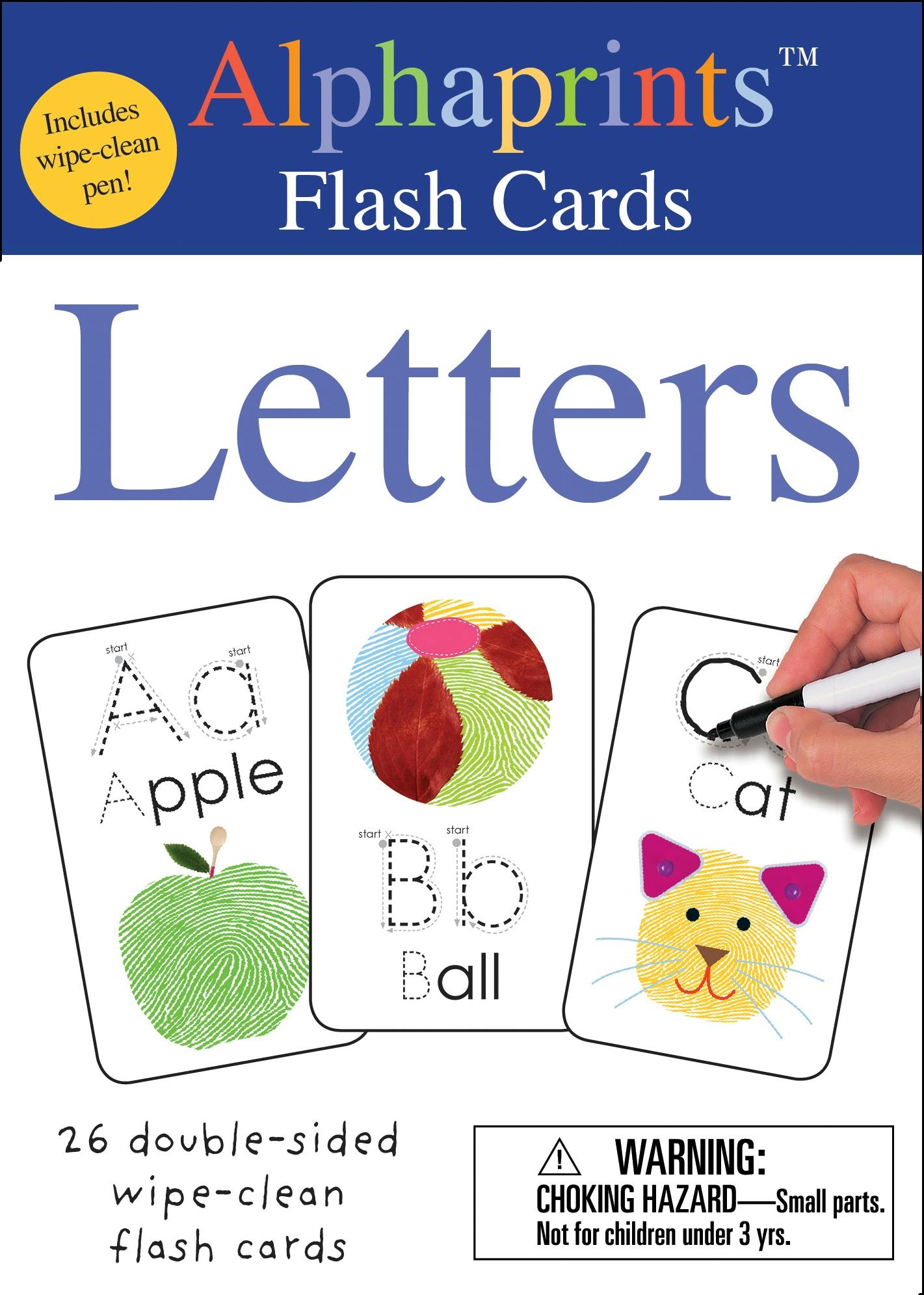 Image of Alphaprints: Wipe Clean Flash Cards Letters