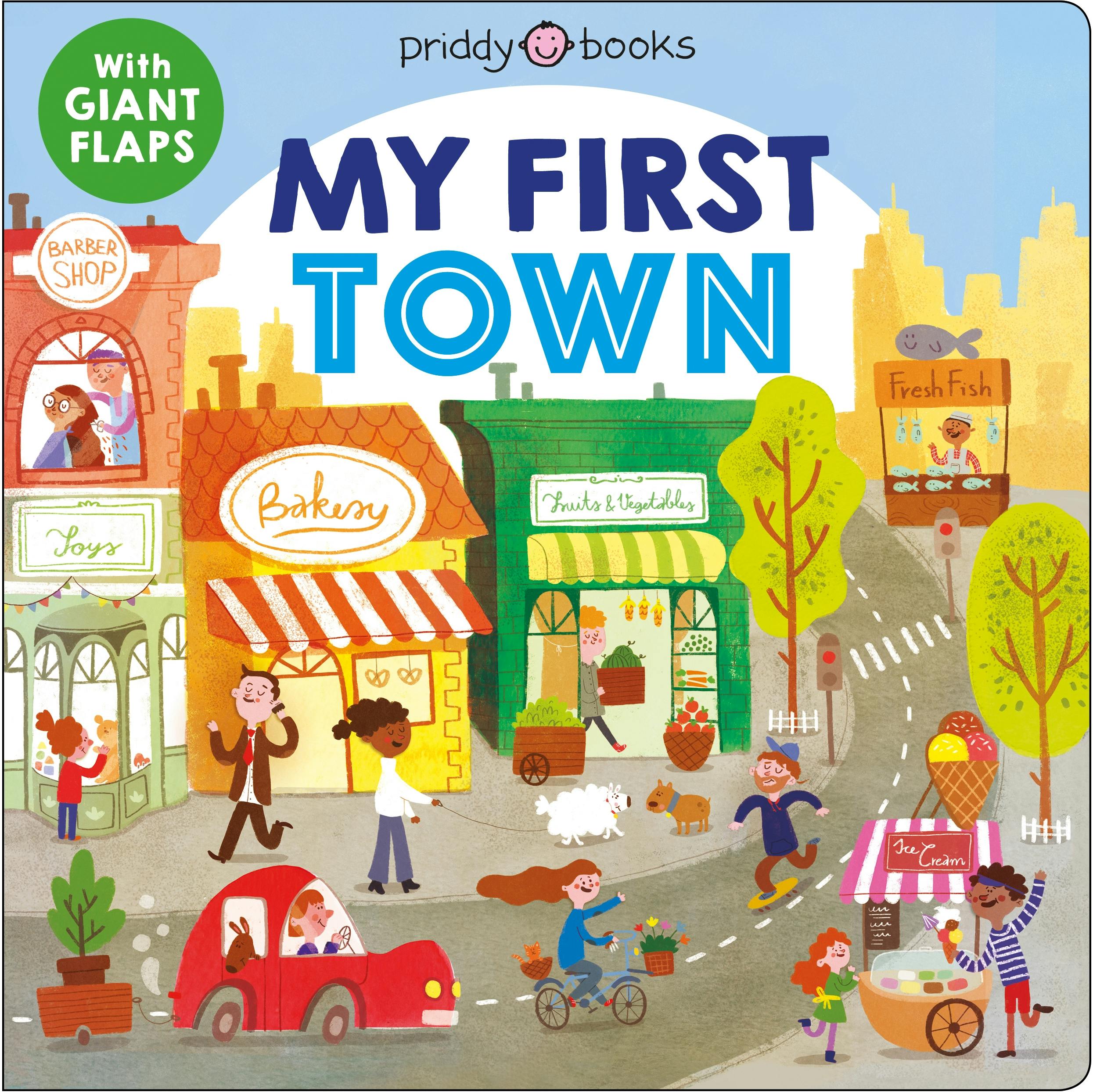 My first book. Priddy Roger "my first Farm". My first book about. Places in Town. Town цена