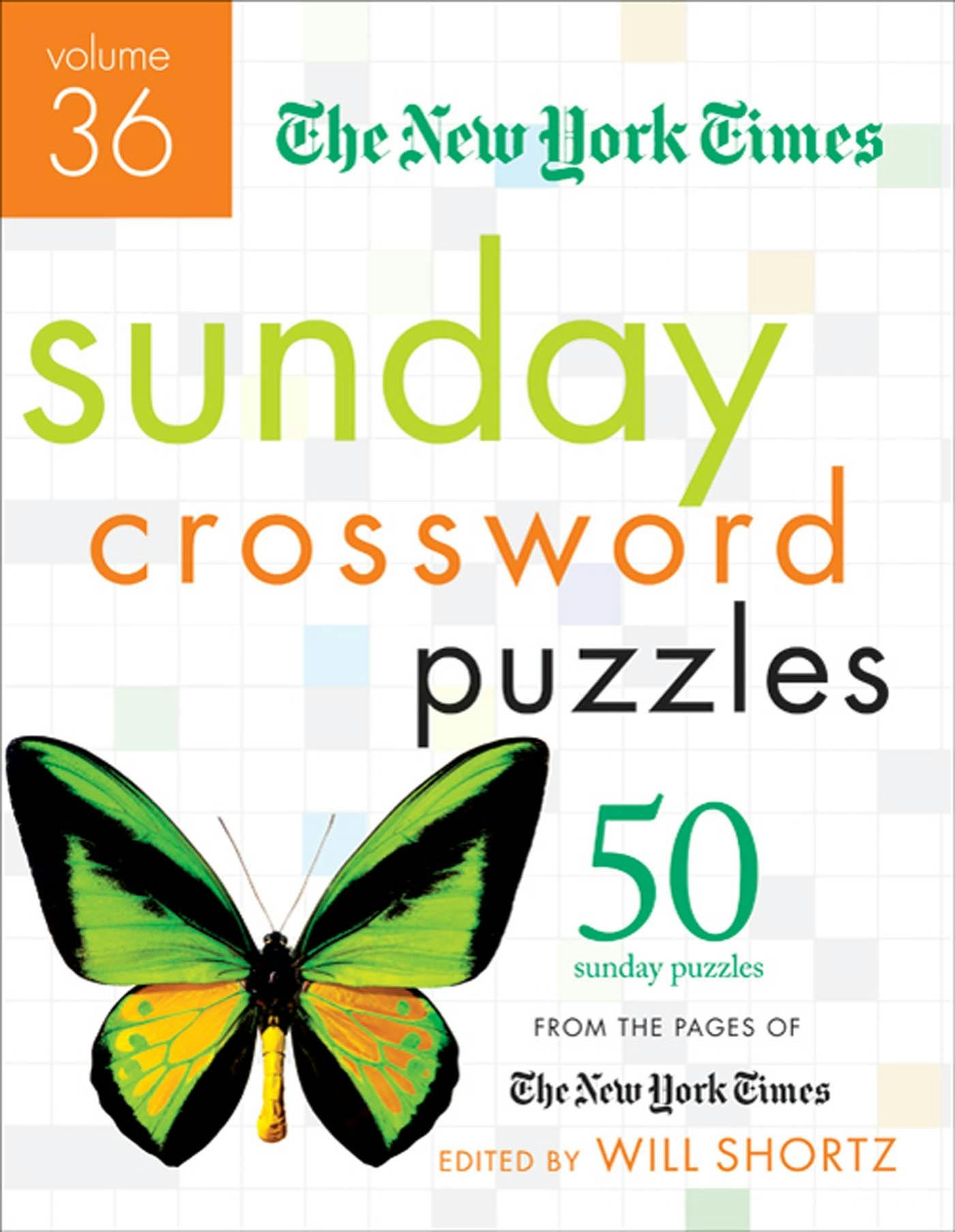 The New York Times Sunday Crossword Puzzles Volume 36
