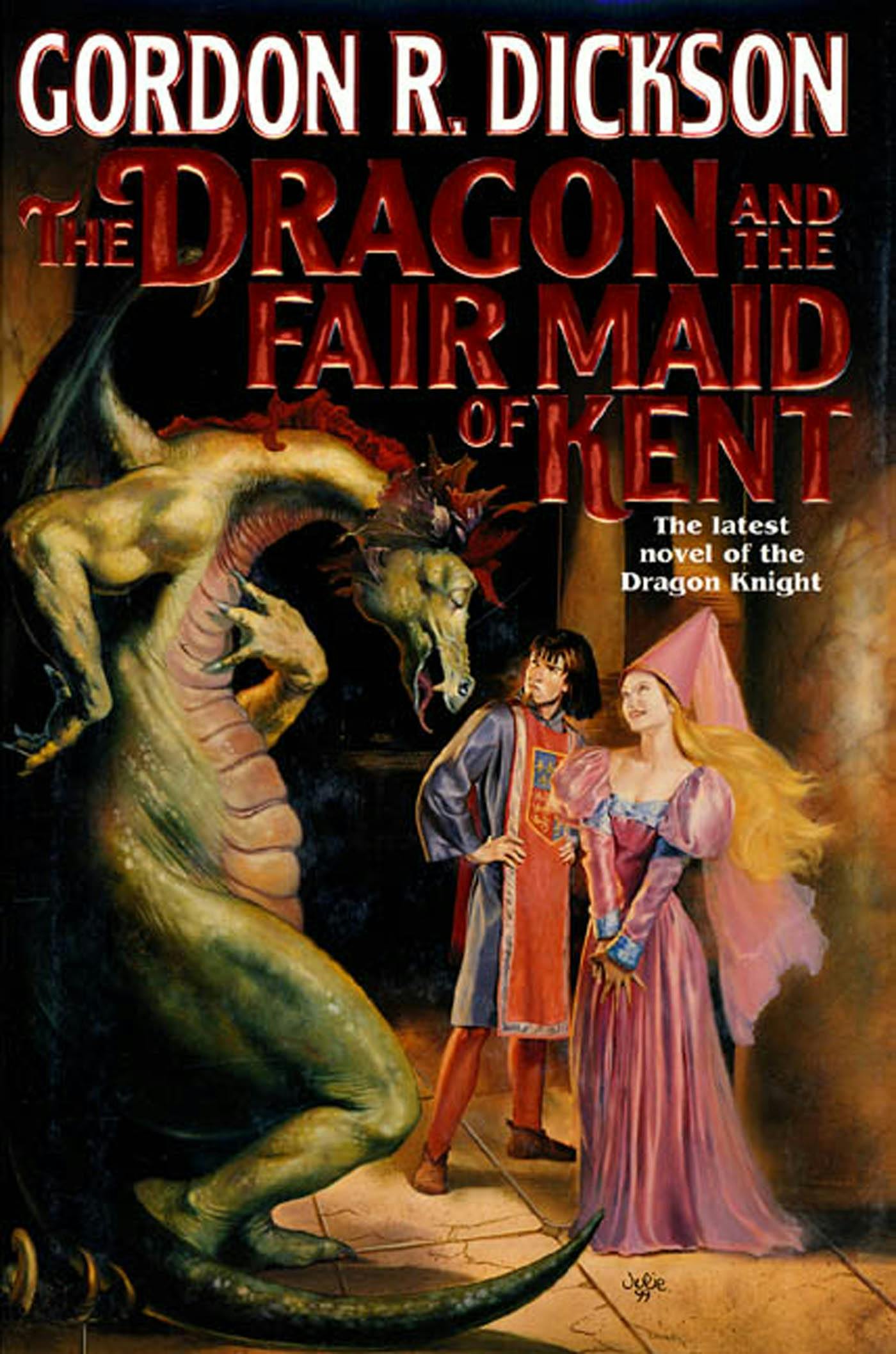 Cover for the book titled as: The Dragon and the Fair Maid of Kent
