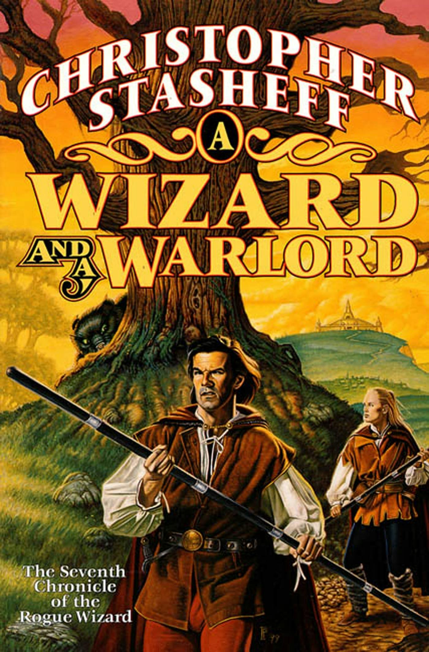 Cover for the book titled as: A Wizard and a Warlord