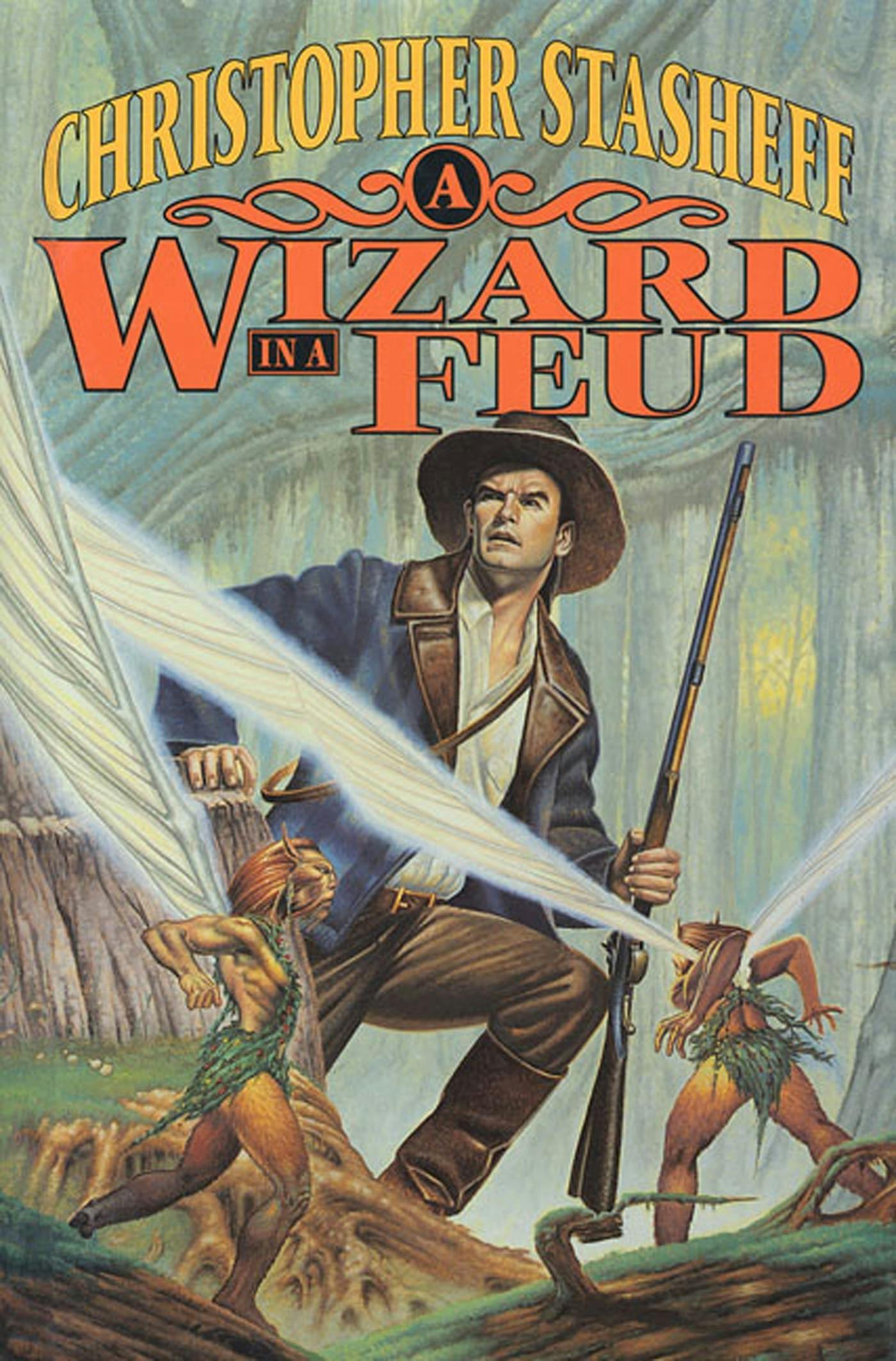 Cover for the book titled as: A Wizard In A Feud