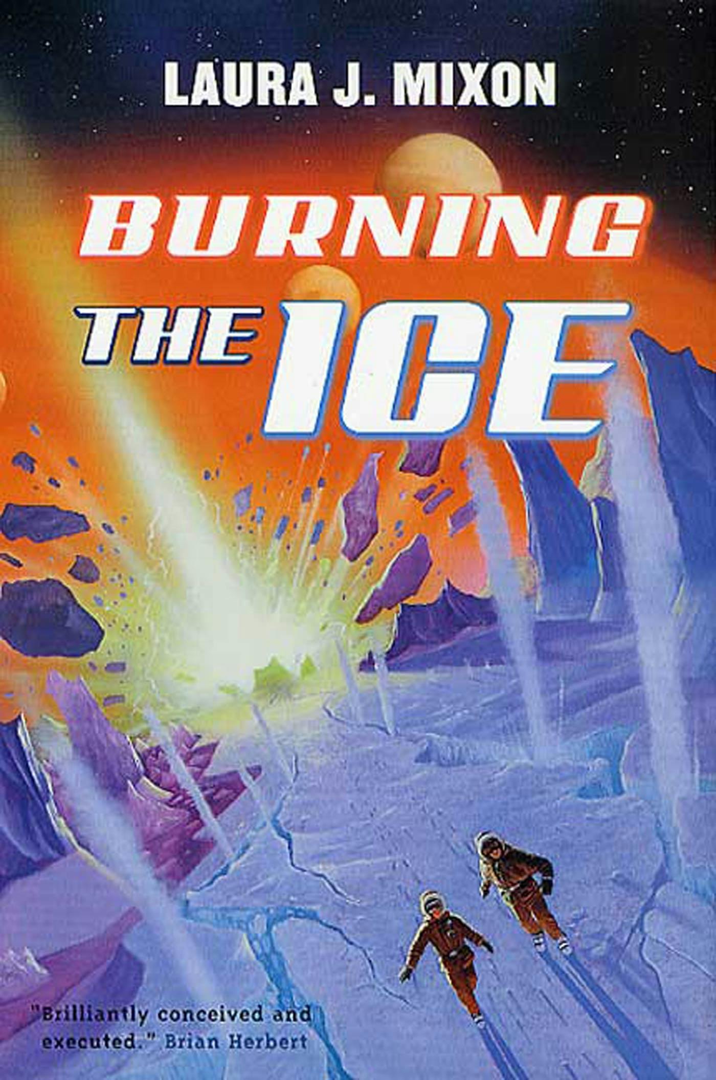 Cover for the book titled as: Burning the Ice
