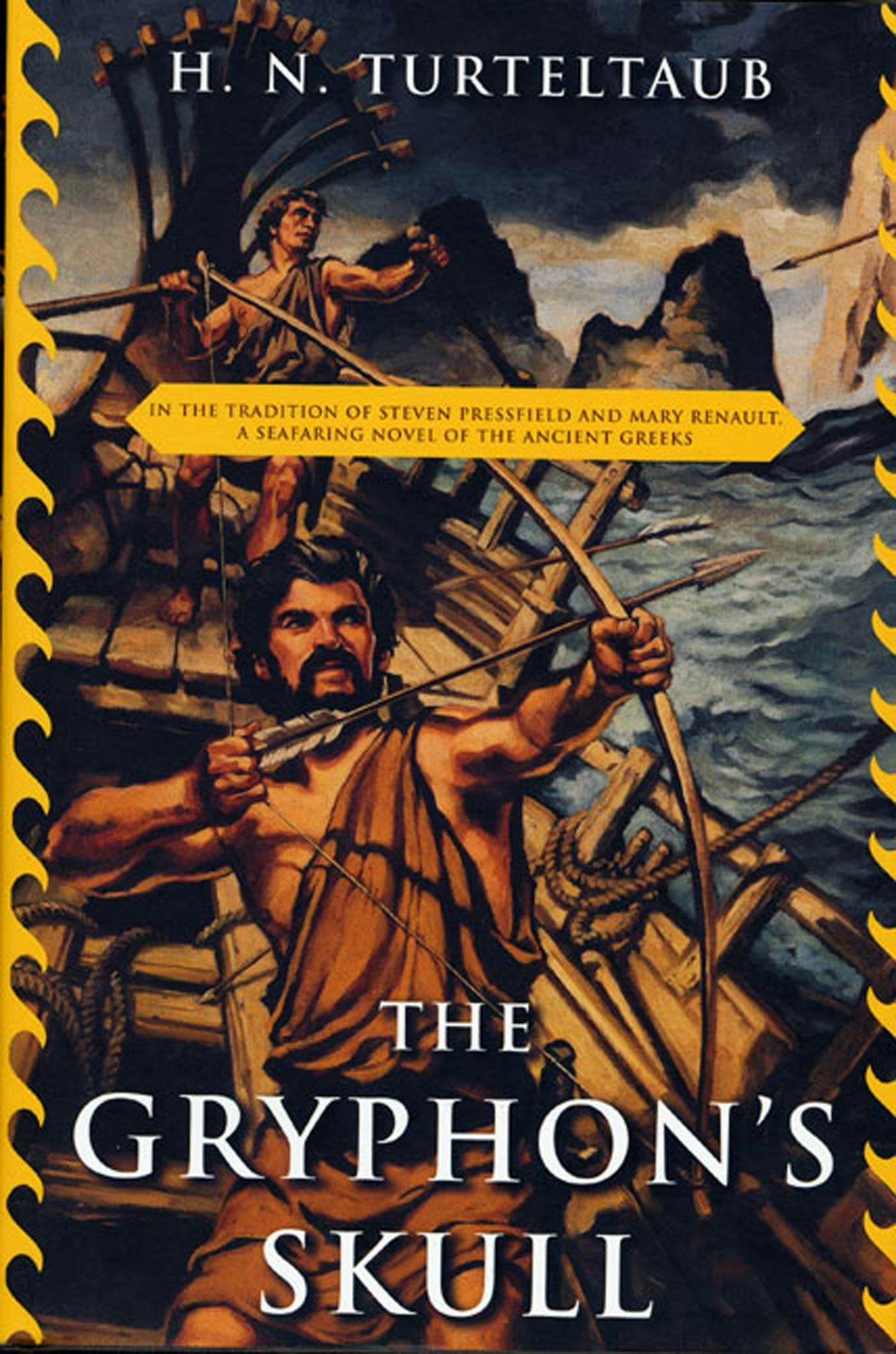 Cover for the book titled as: The Gryphon's Skull
