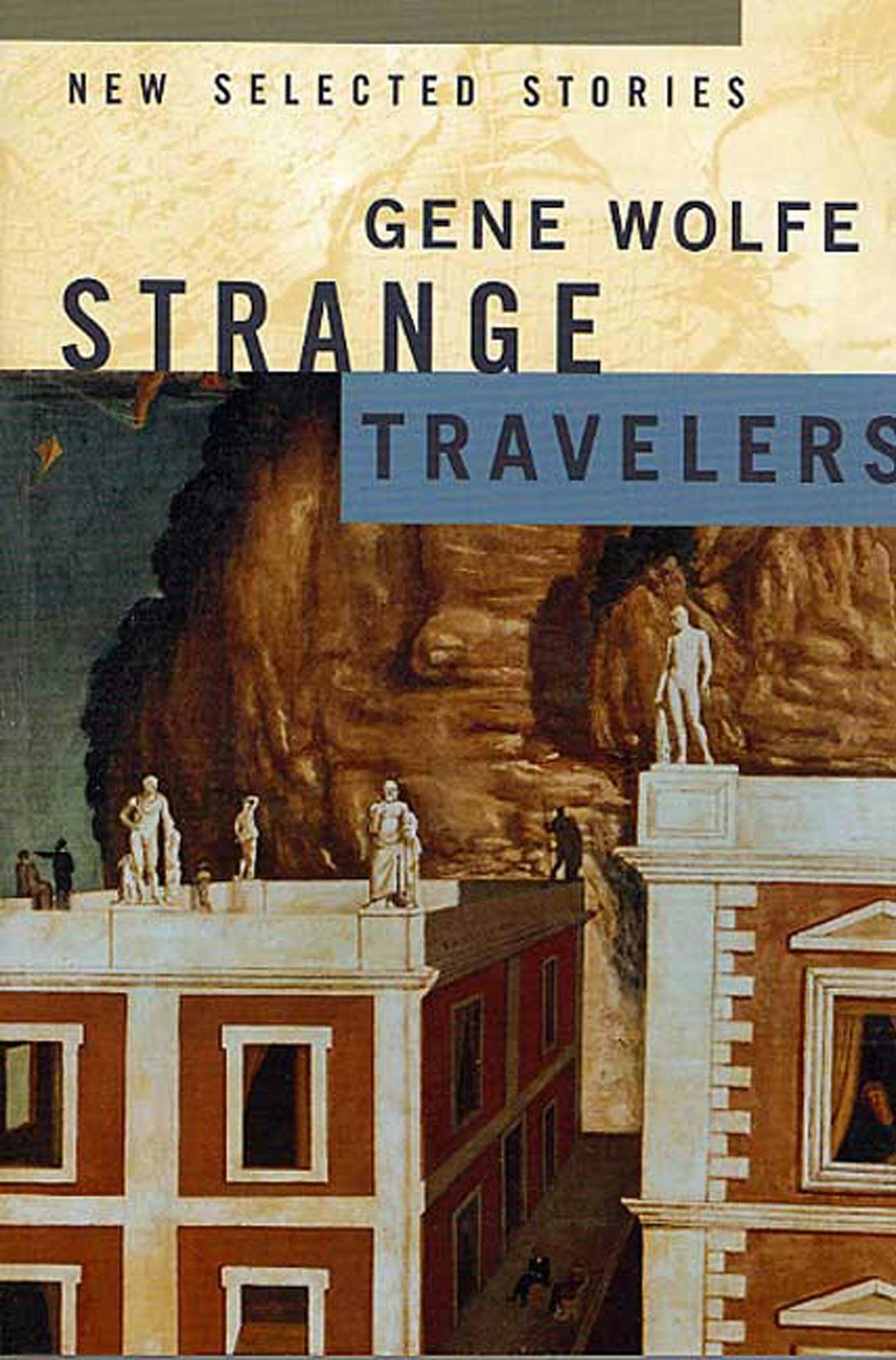 Cover for the book titled as: Strange Travelers