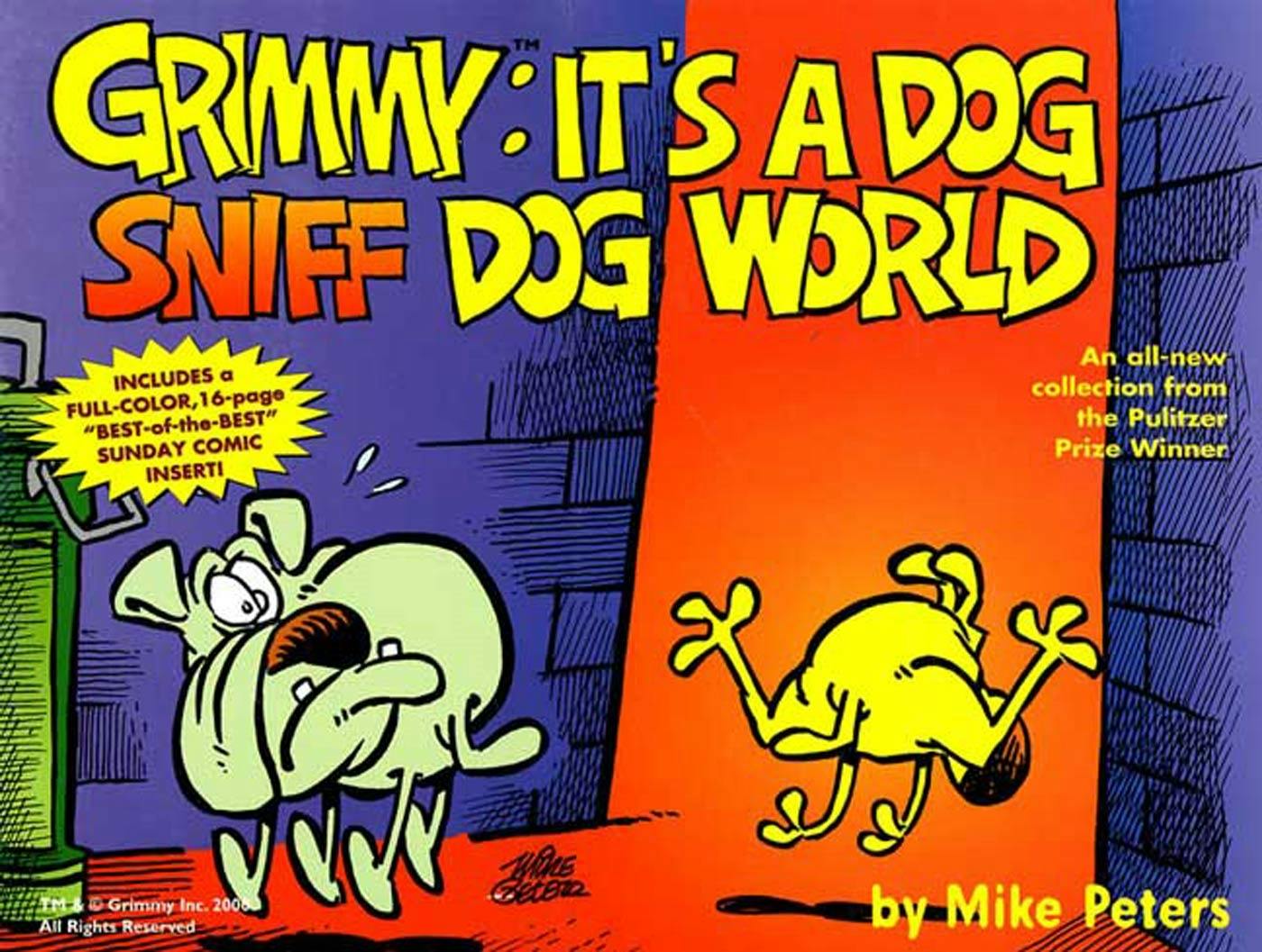 Cover for the book titled as: Grimmy: It's A Dog Sniff Dog World