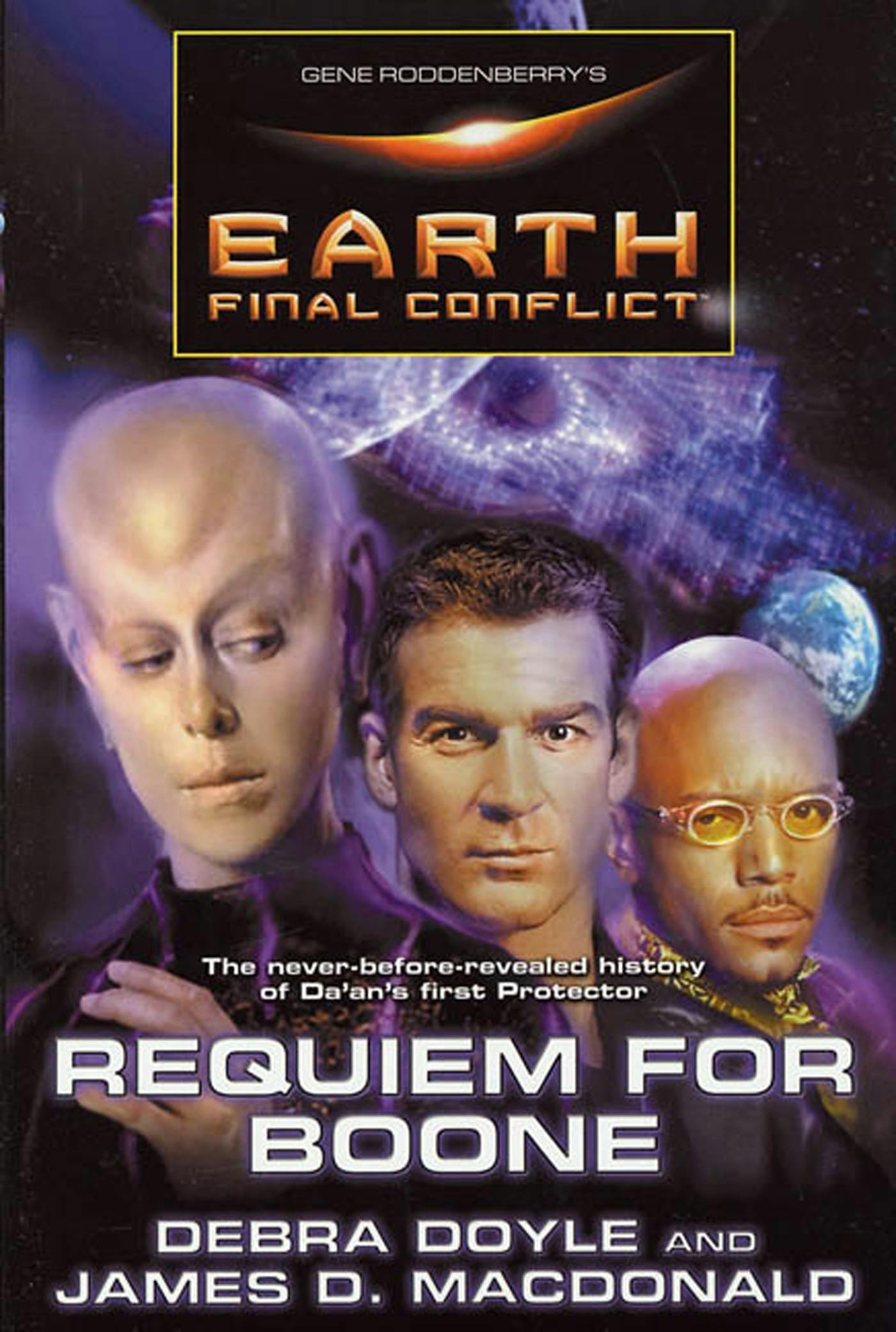 Cover for the book titled as: Gene Roddenberry's Earth: Final Conflict--Requiem For Boone