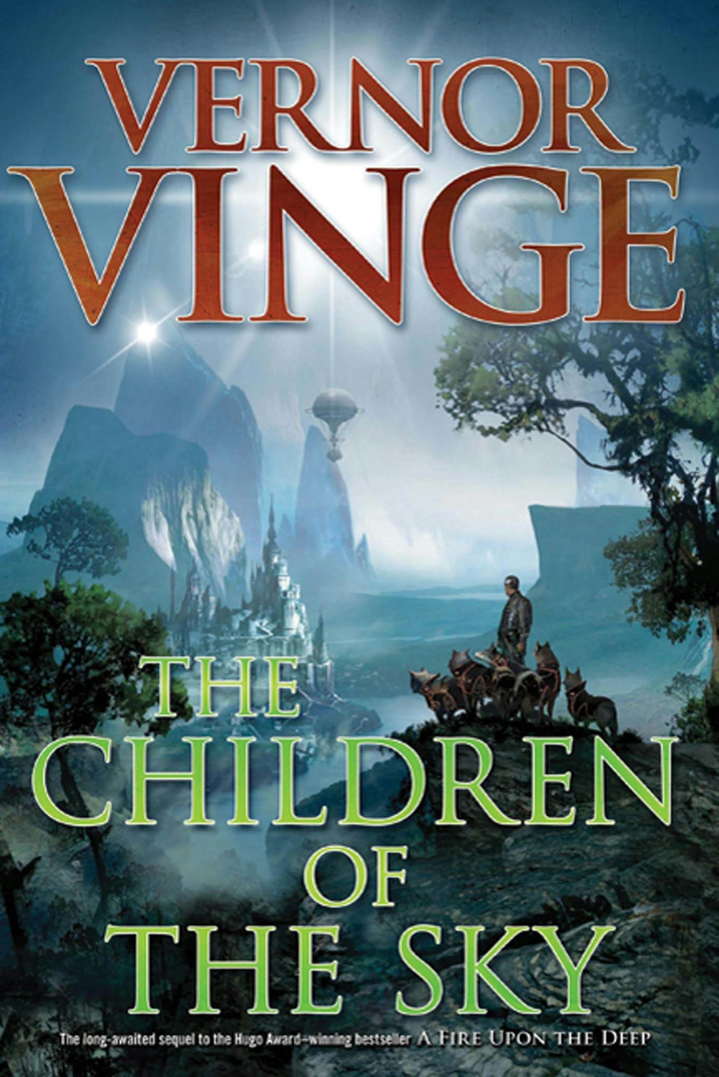 Cover for the book titled as: The Children of the Sky