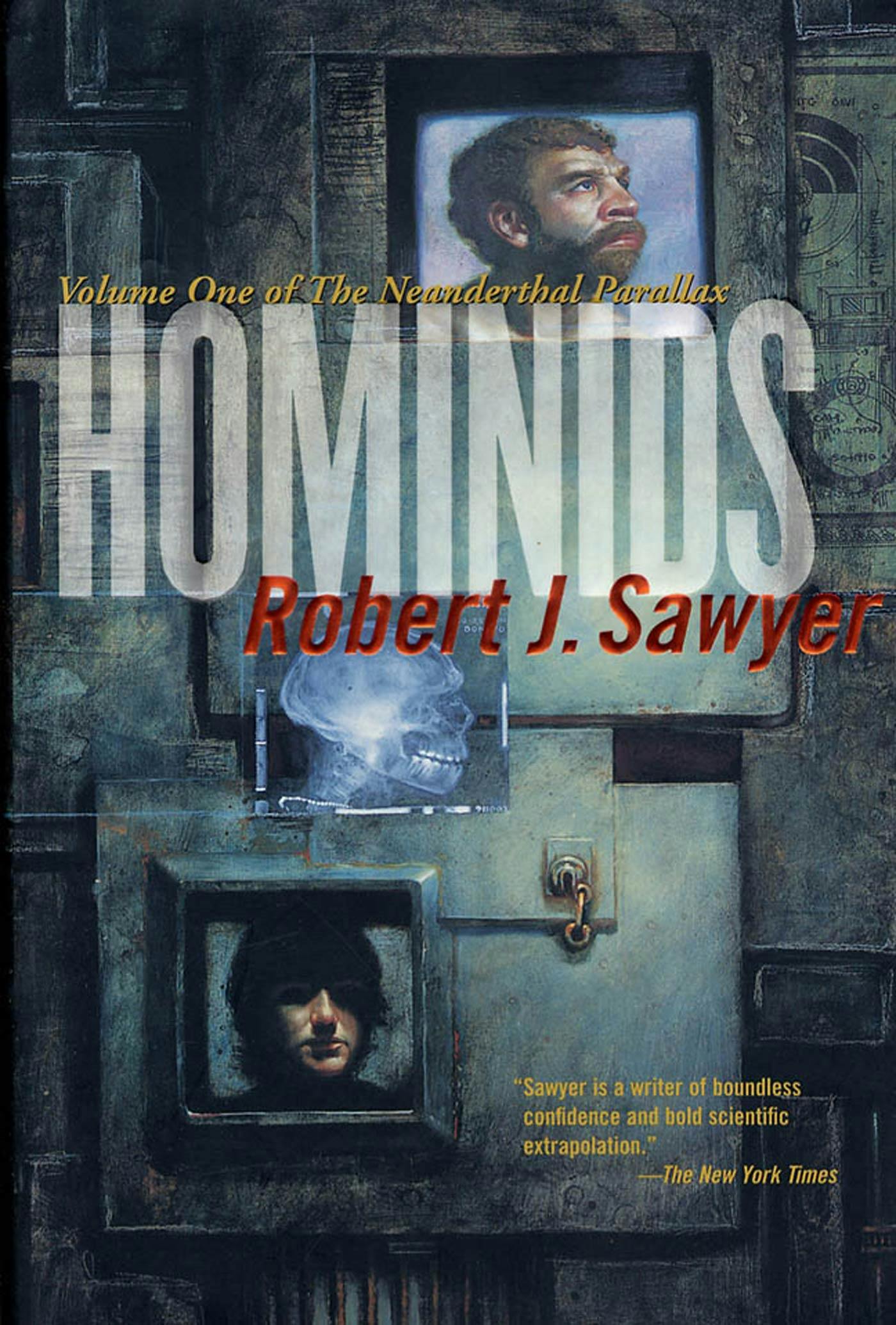 Cover for the book titled as: Hominids
