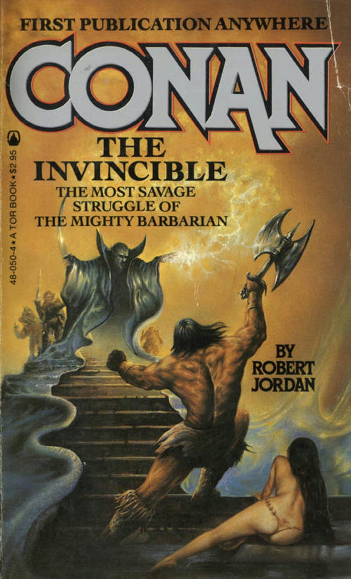Cover for the book titled as: Conan The Invincible