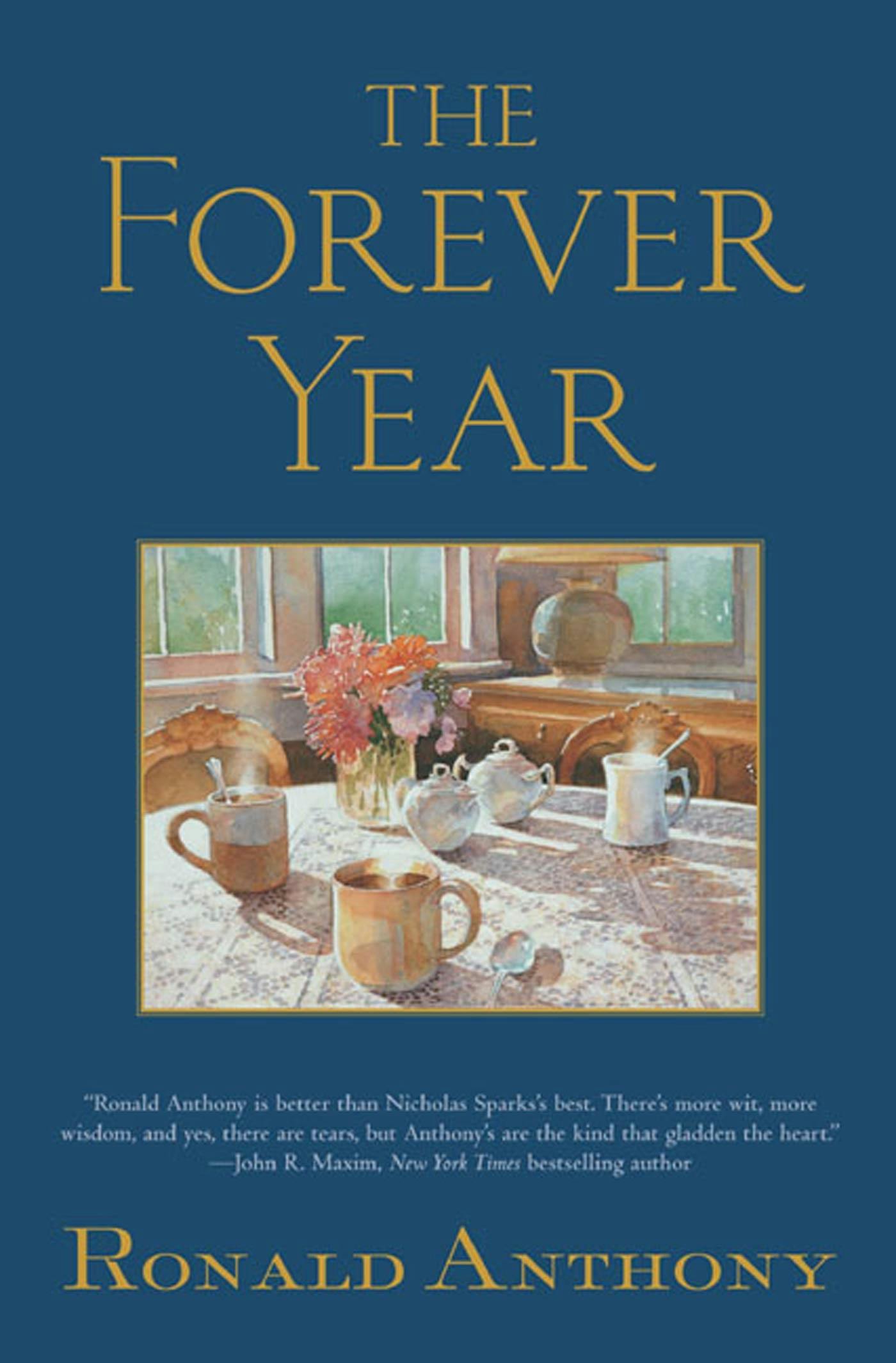 Cover for the book titled as: The Forever Year