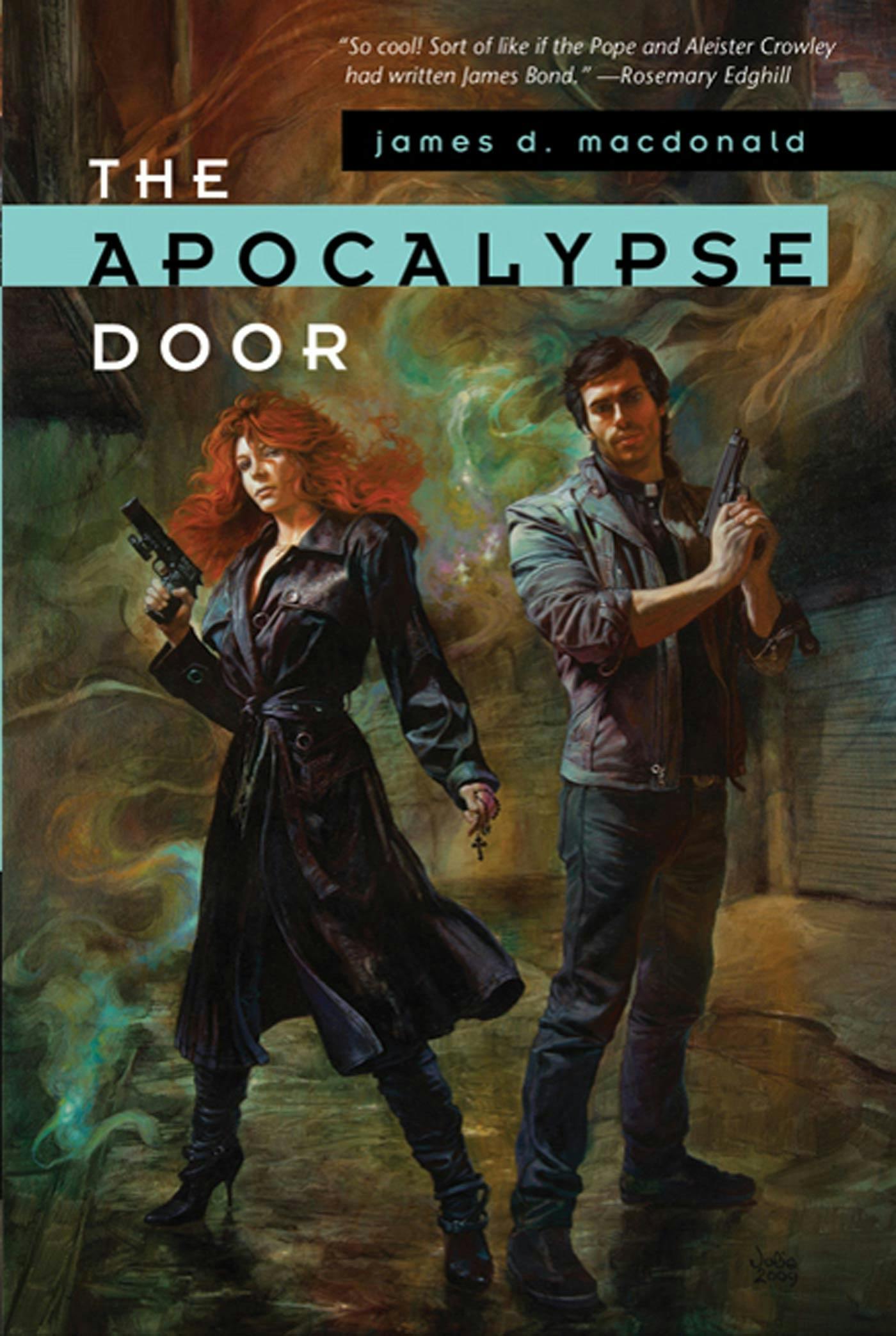 Cover for the book titled as: The Apocalypse Door