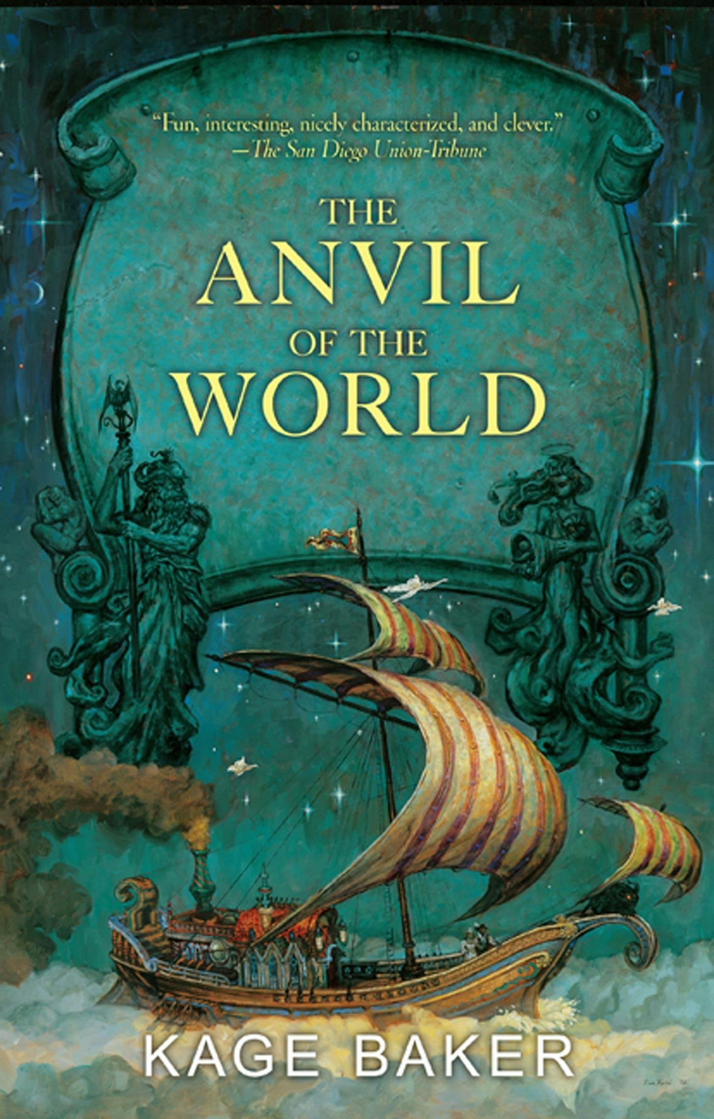 Cover for the book titled as: The Anvil of the World