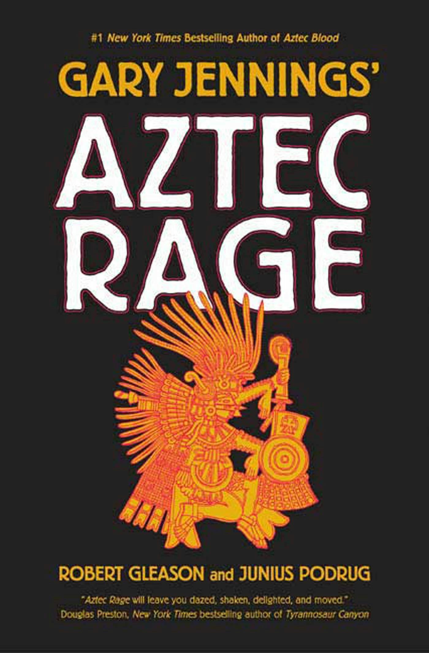 Cover for the book titled as: Aztec Rage