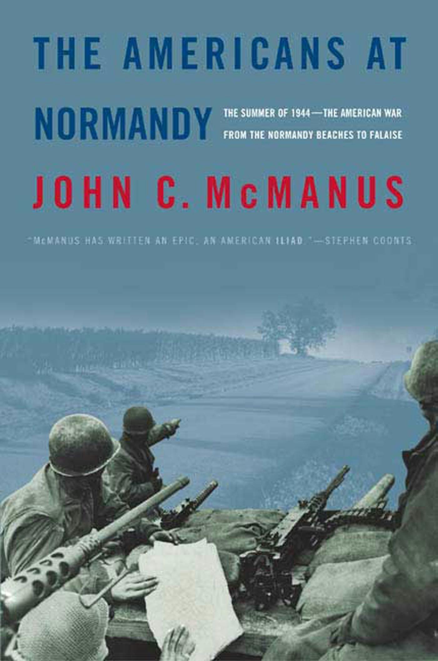 Cover for the book titled as: The Americans at Normandy