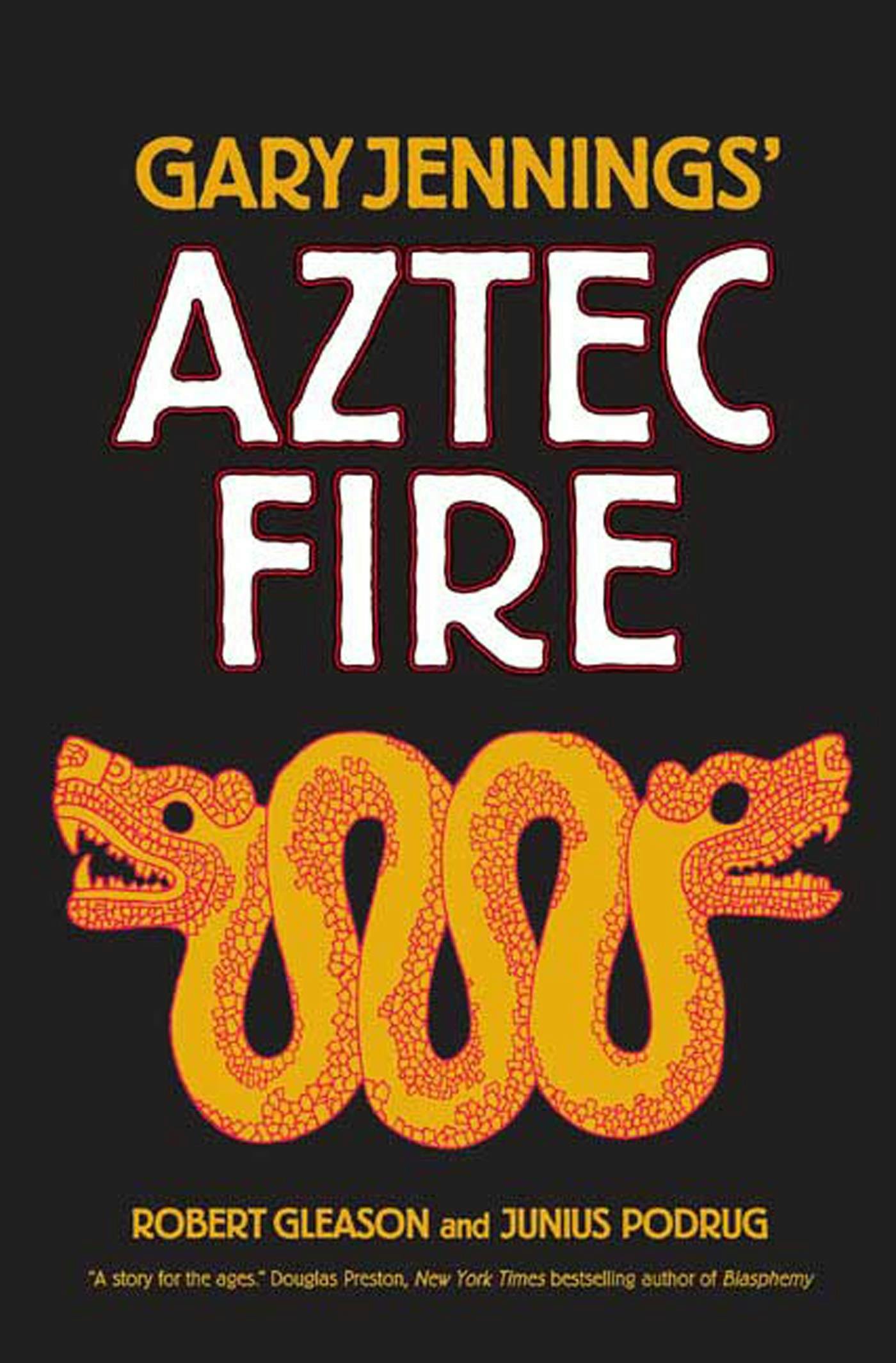 Cover for the book titled as: Aztec Fire