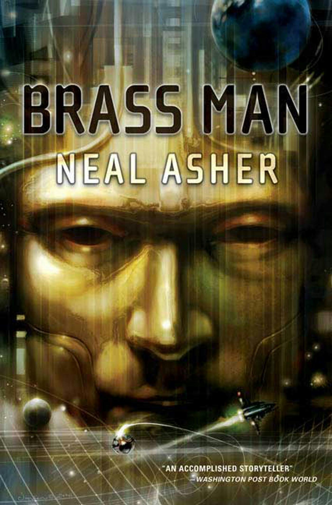 Cover for the book titled as: Brass Man