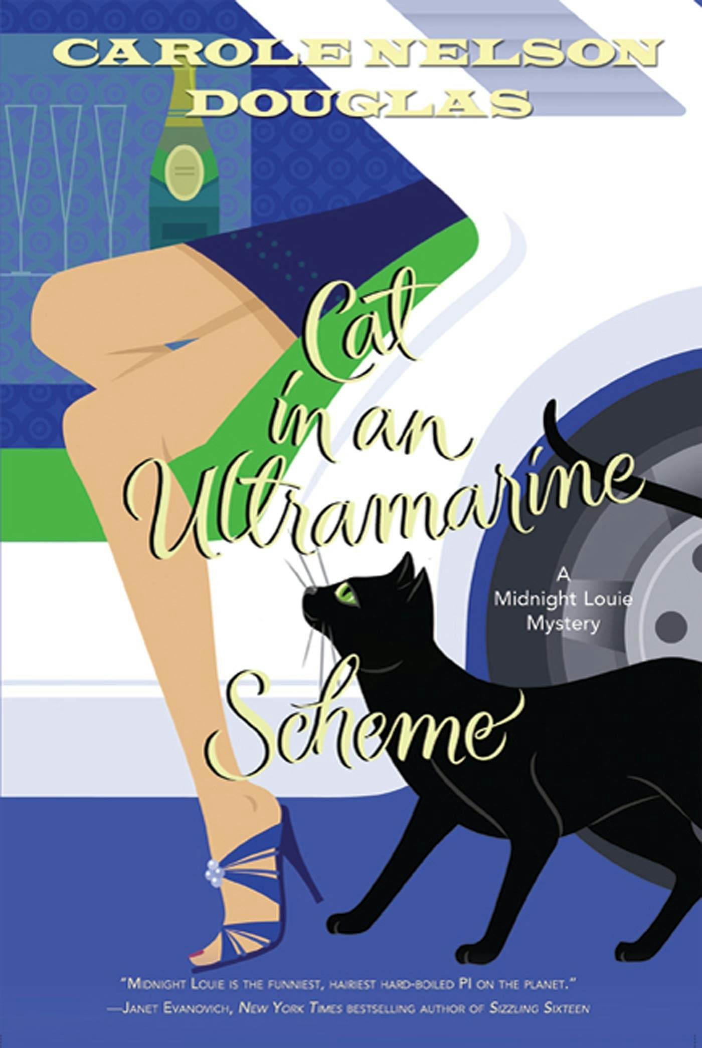 Cover for the book titled as: Cat in an Ultramarine Scheme