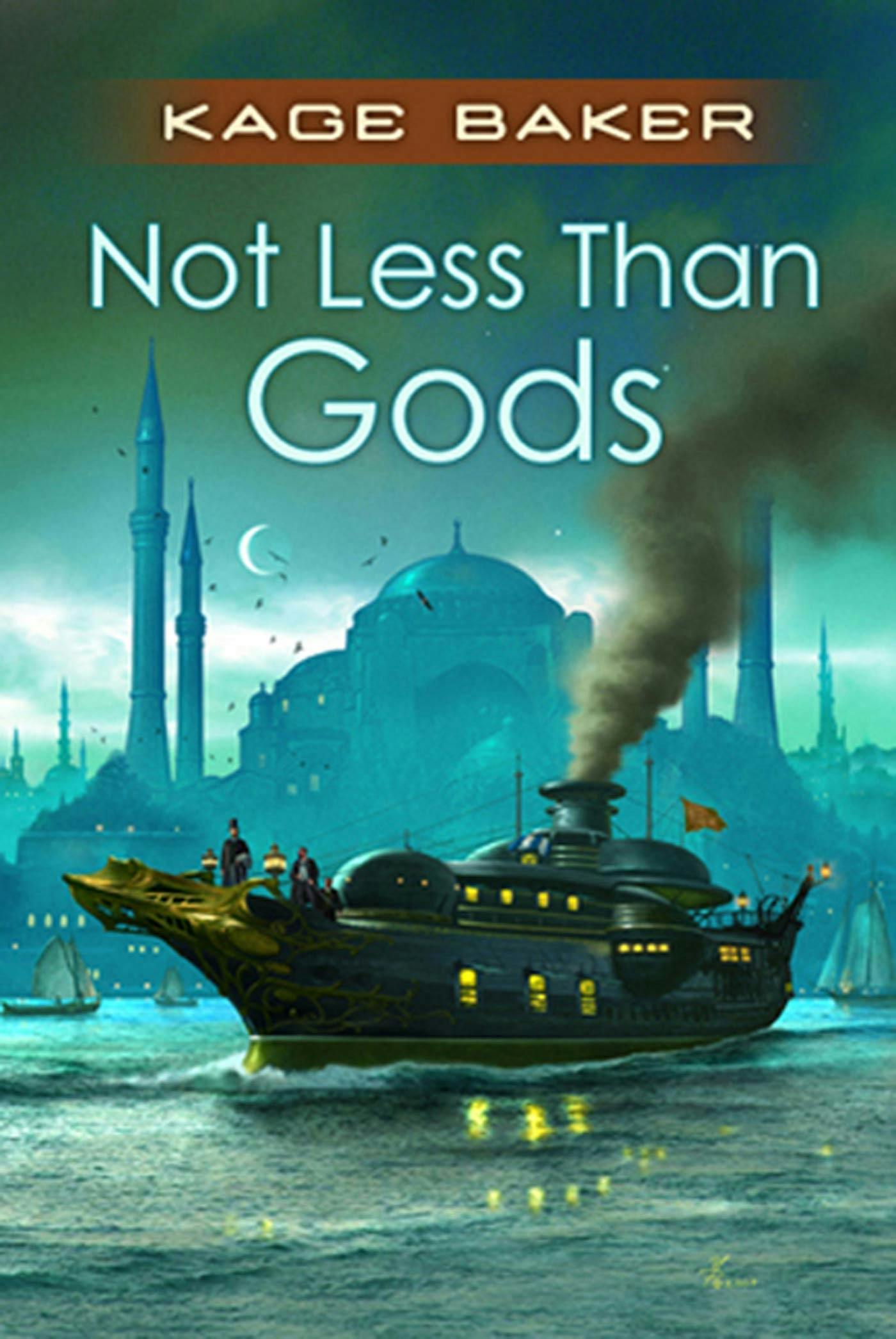Cover for the book titled as: Not Less Than Gods