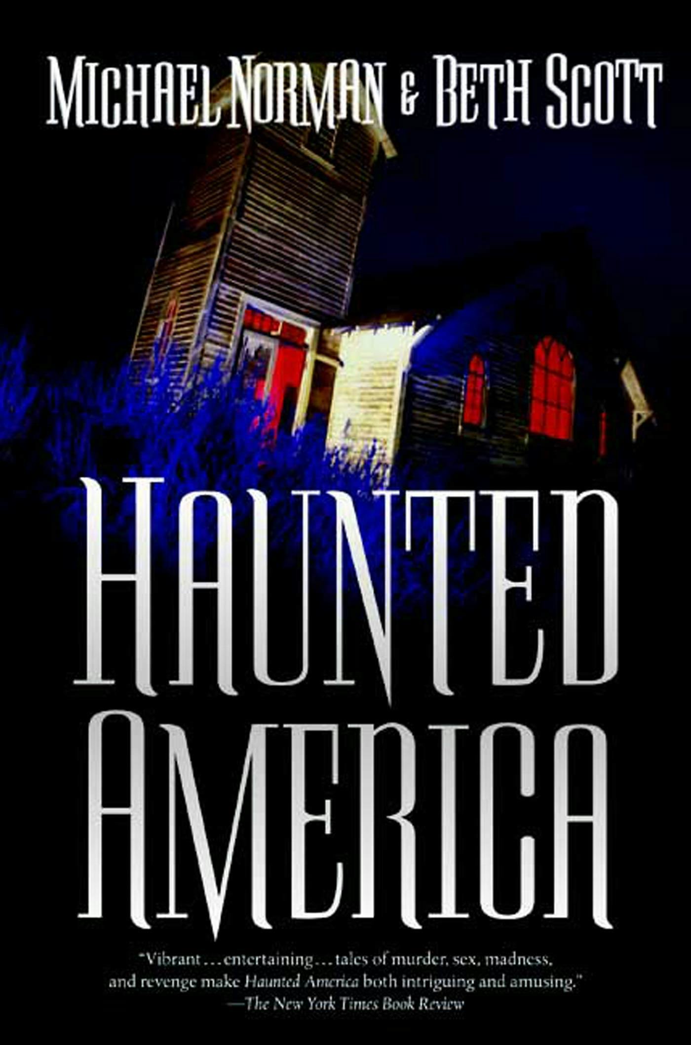 Cover for the book titled as: Haunted America