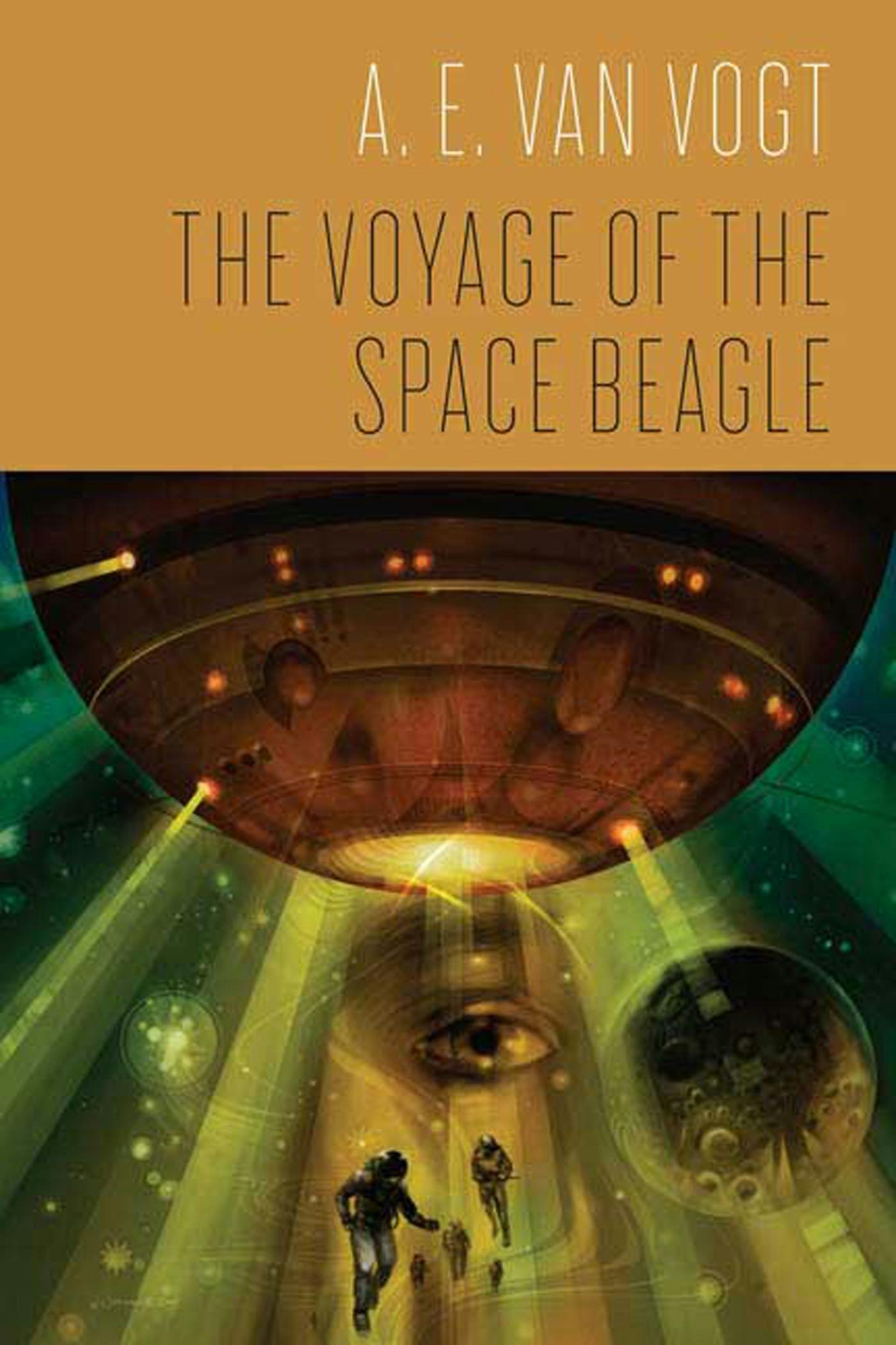 Cover for the book titled as: The Voyage of the Space Beagle