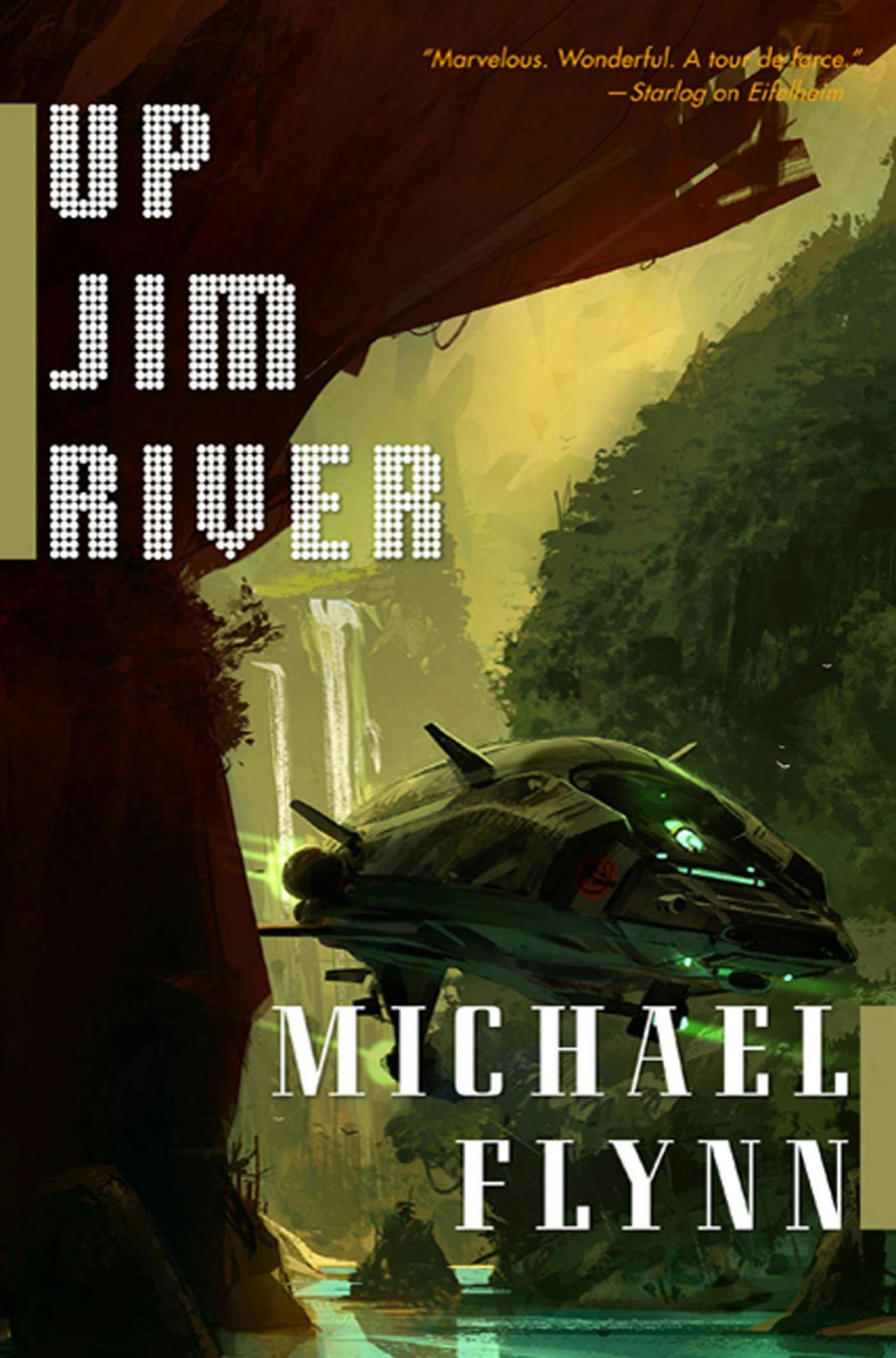 Cover for the book titled as: Up Jim River