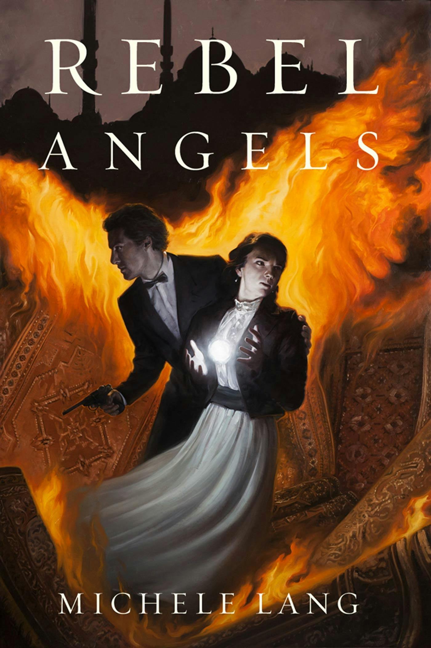 Cover for the book titled as: Rebel Angels