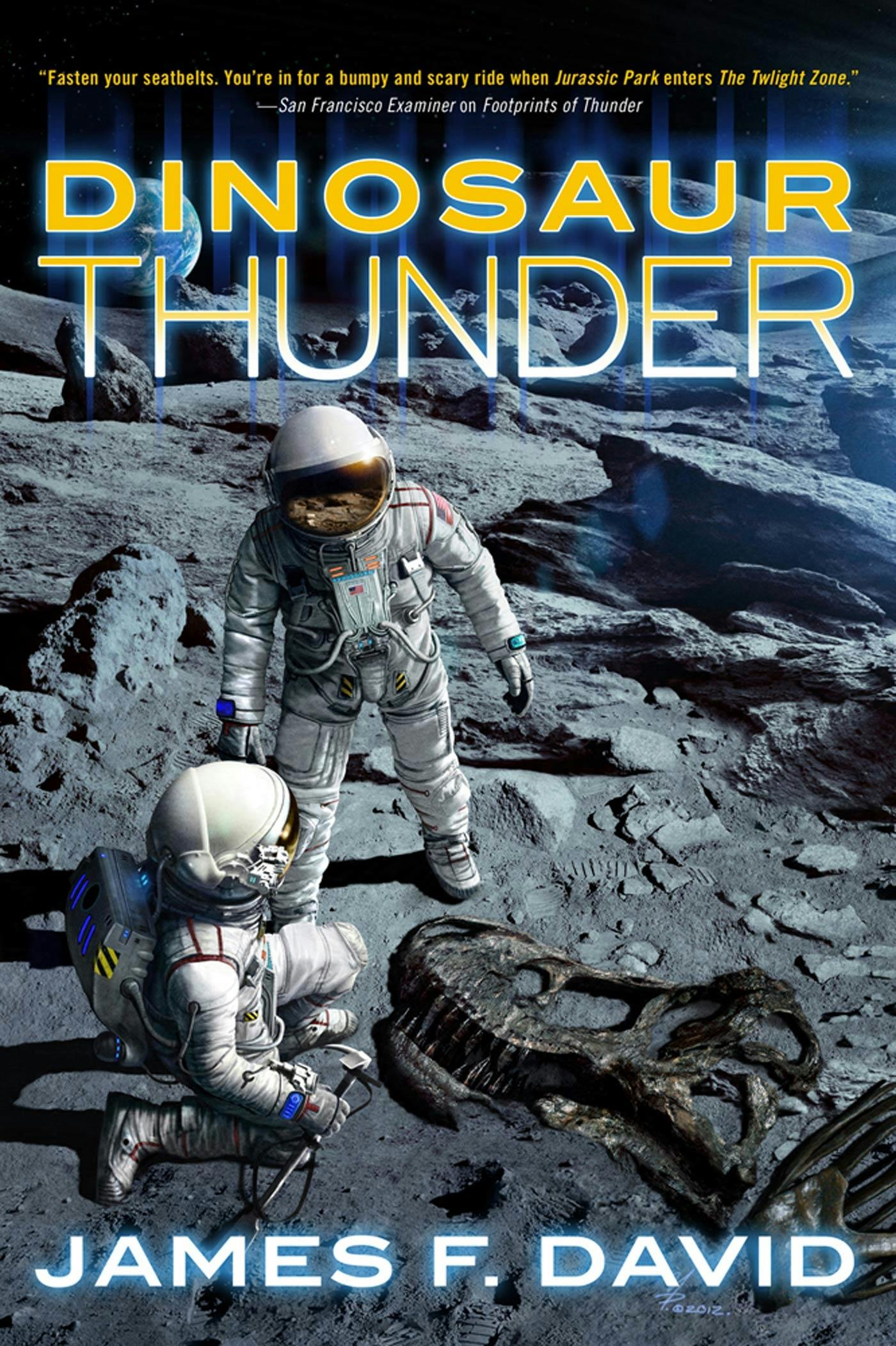Cover for the book titled as: Dinosaur Thunder