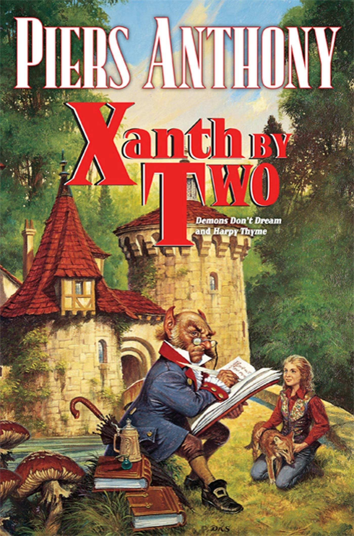 Cover for the book titled as: Xanth by Two