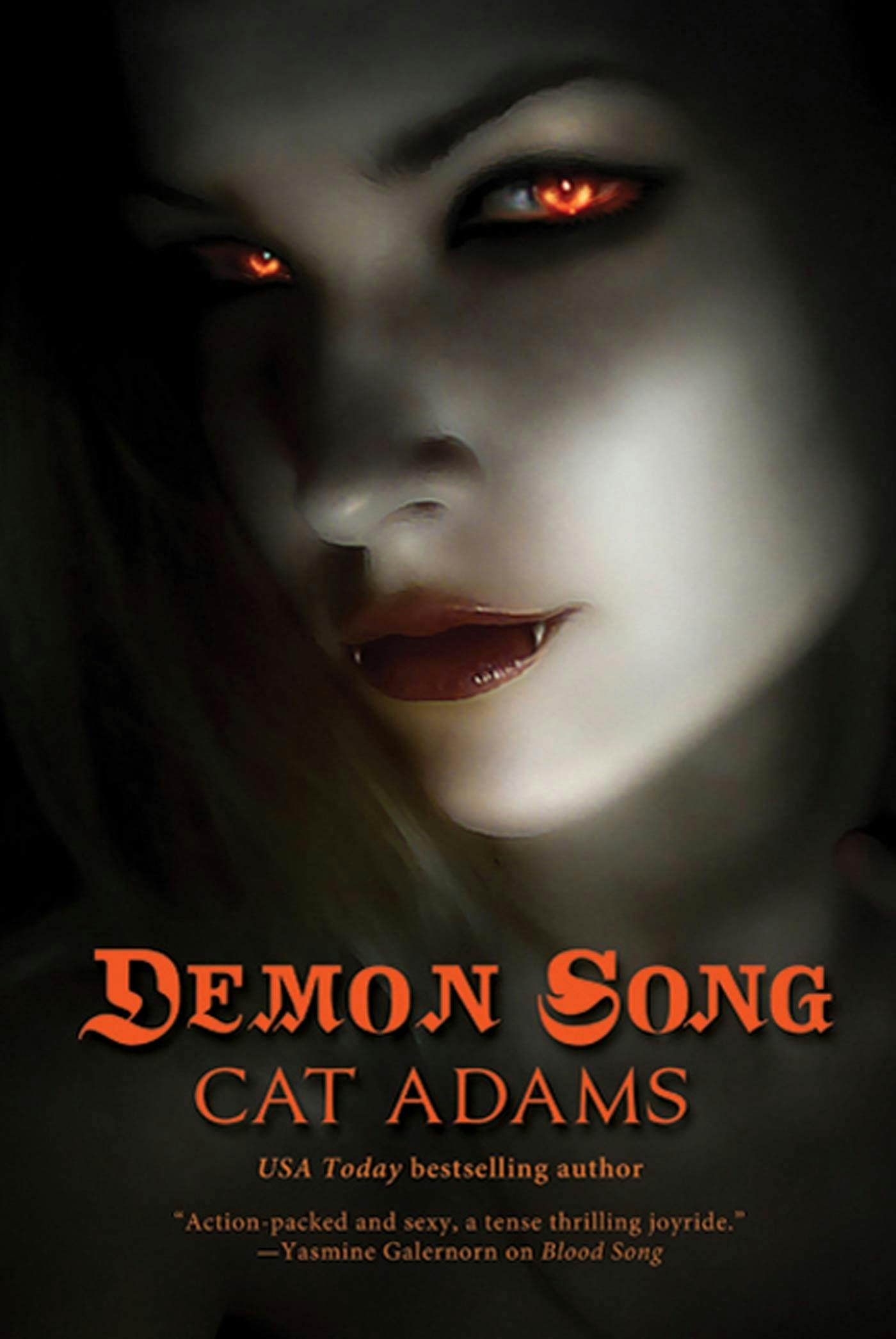 Cover for the book titled as: Demon Song