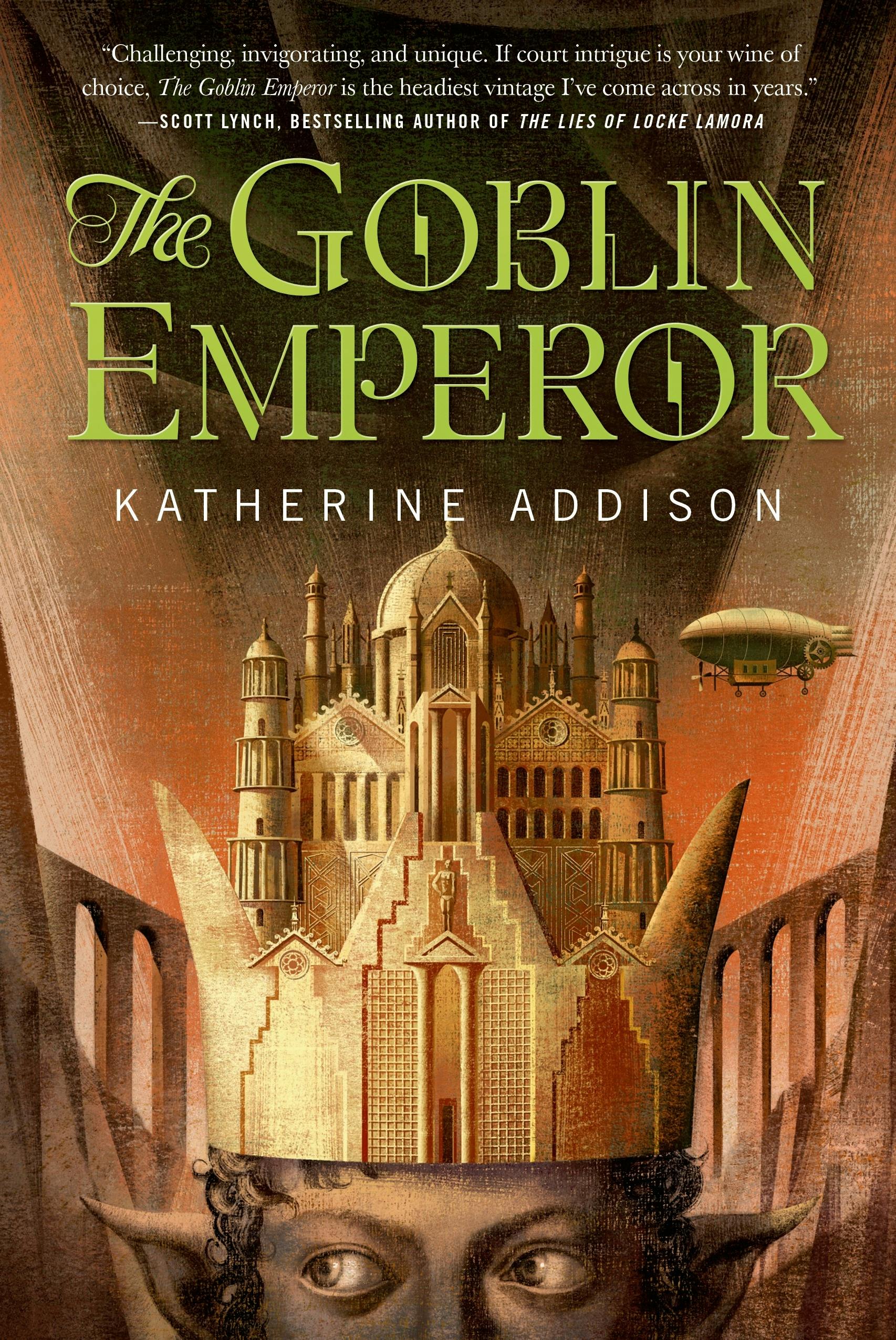 Cover for the book titled as: The Goblin Emperor