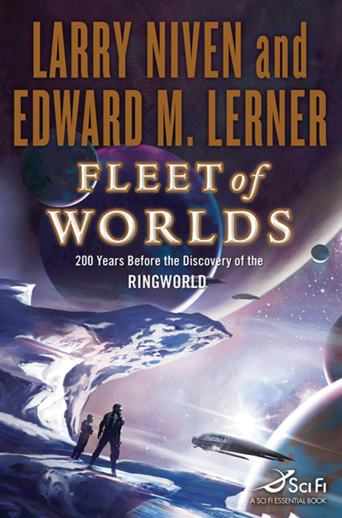 Cover for the book titled as: Fleet of Worlds