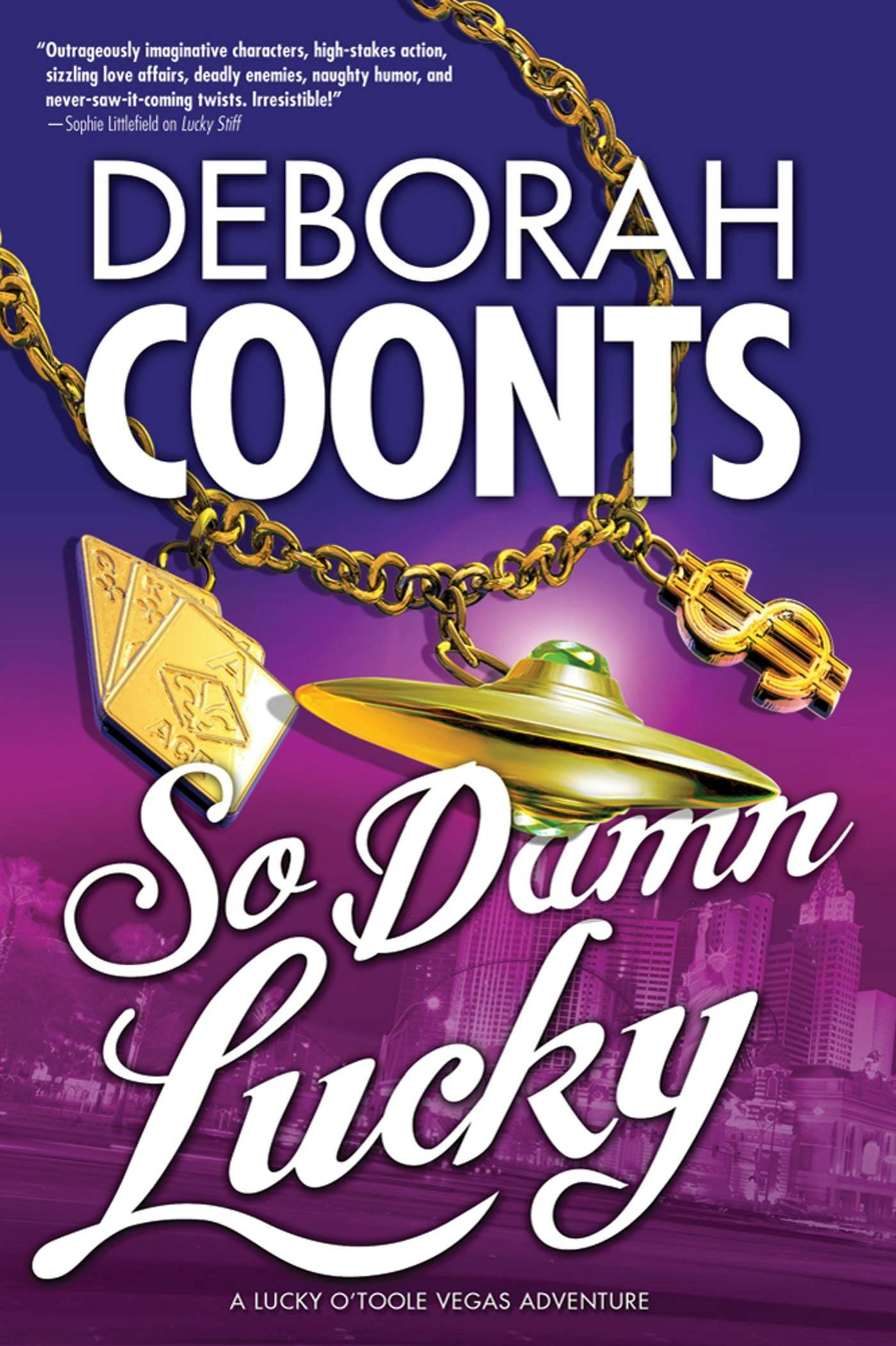 Cover for the book titled as: So Damn Lucky