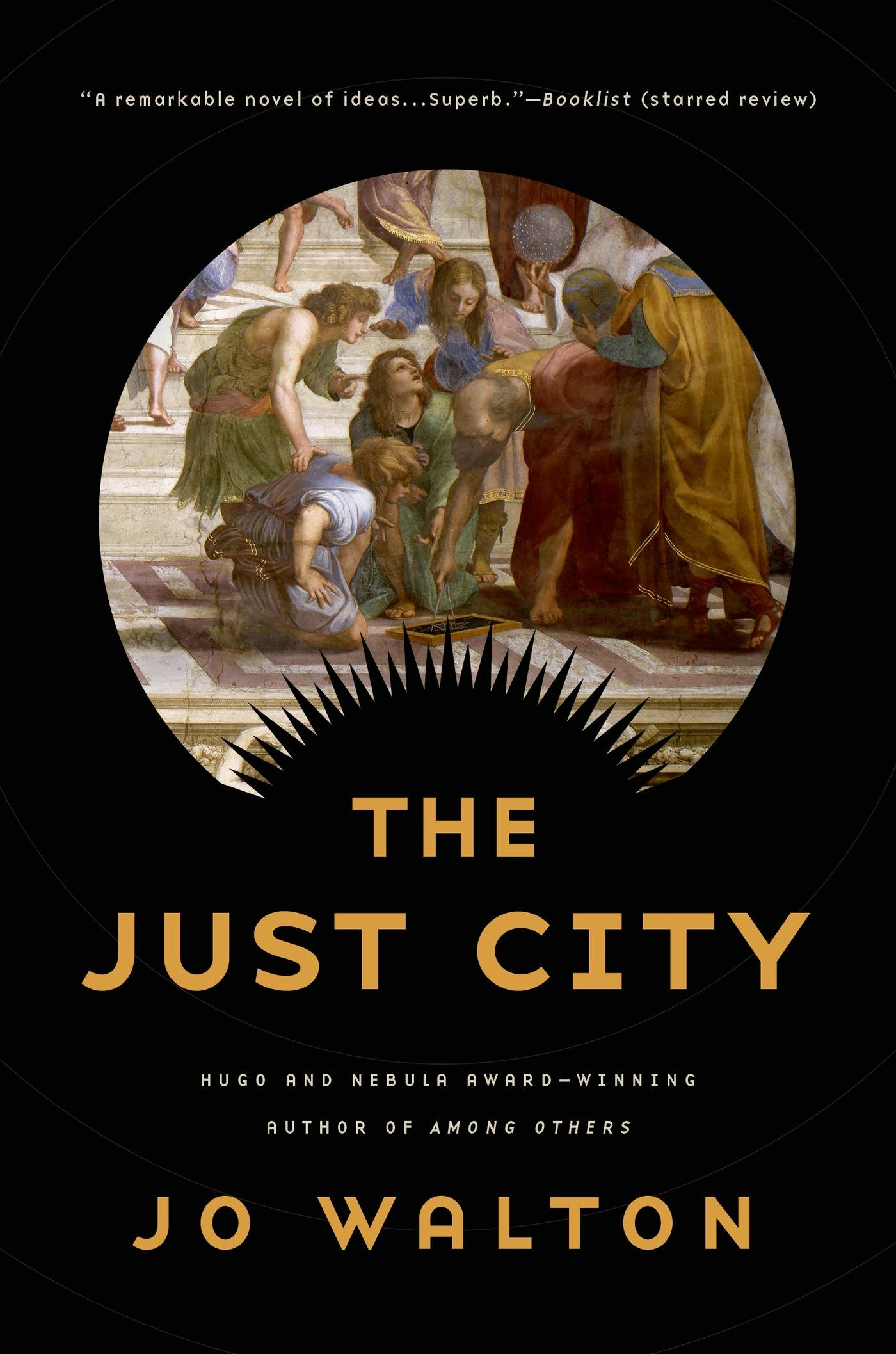 Cover for the book titled as: The Just City