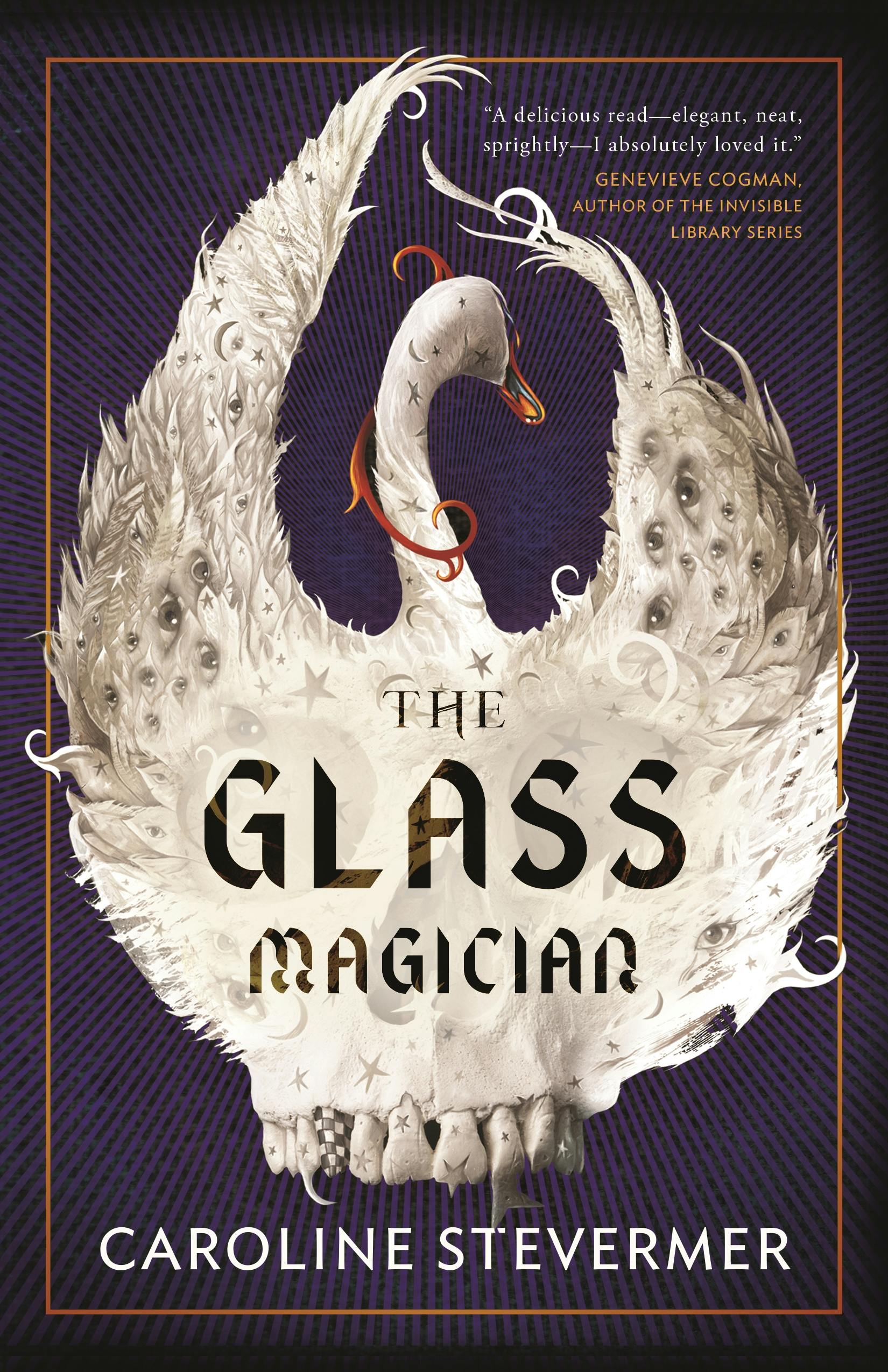 Cover for the book titled as: The Glass Magician