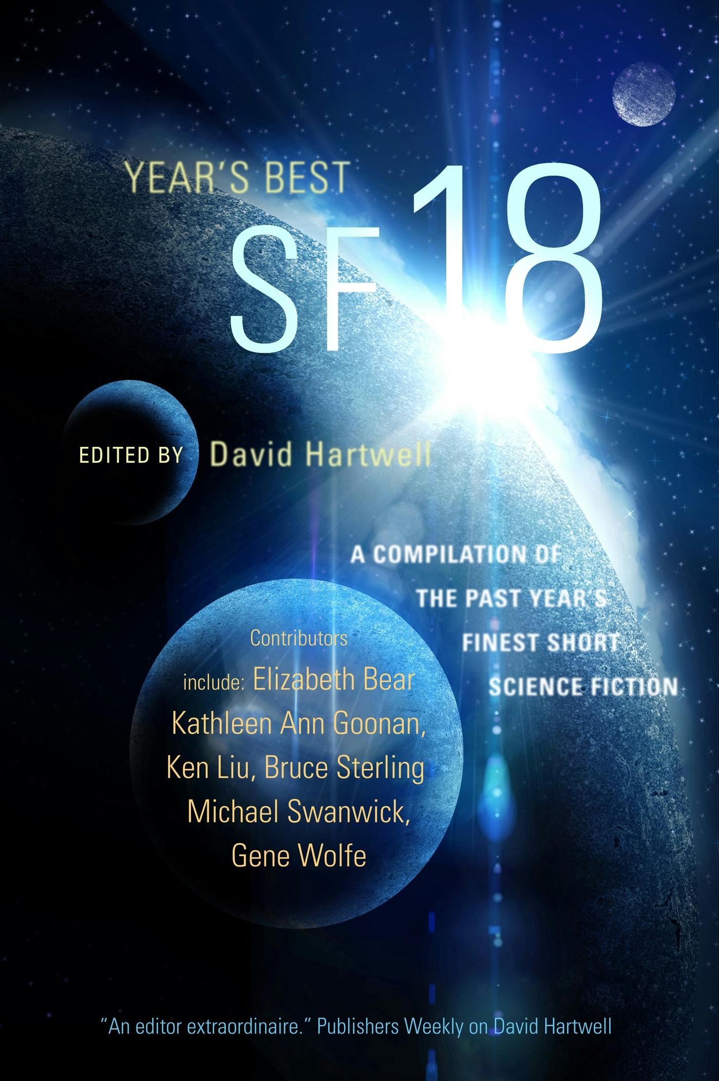 Cover for the book titled as: Year's Best SF 18
