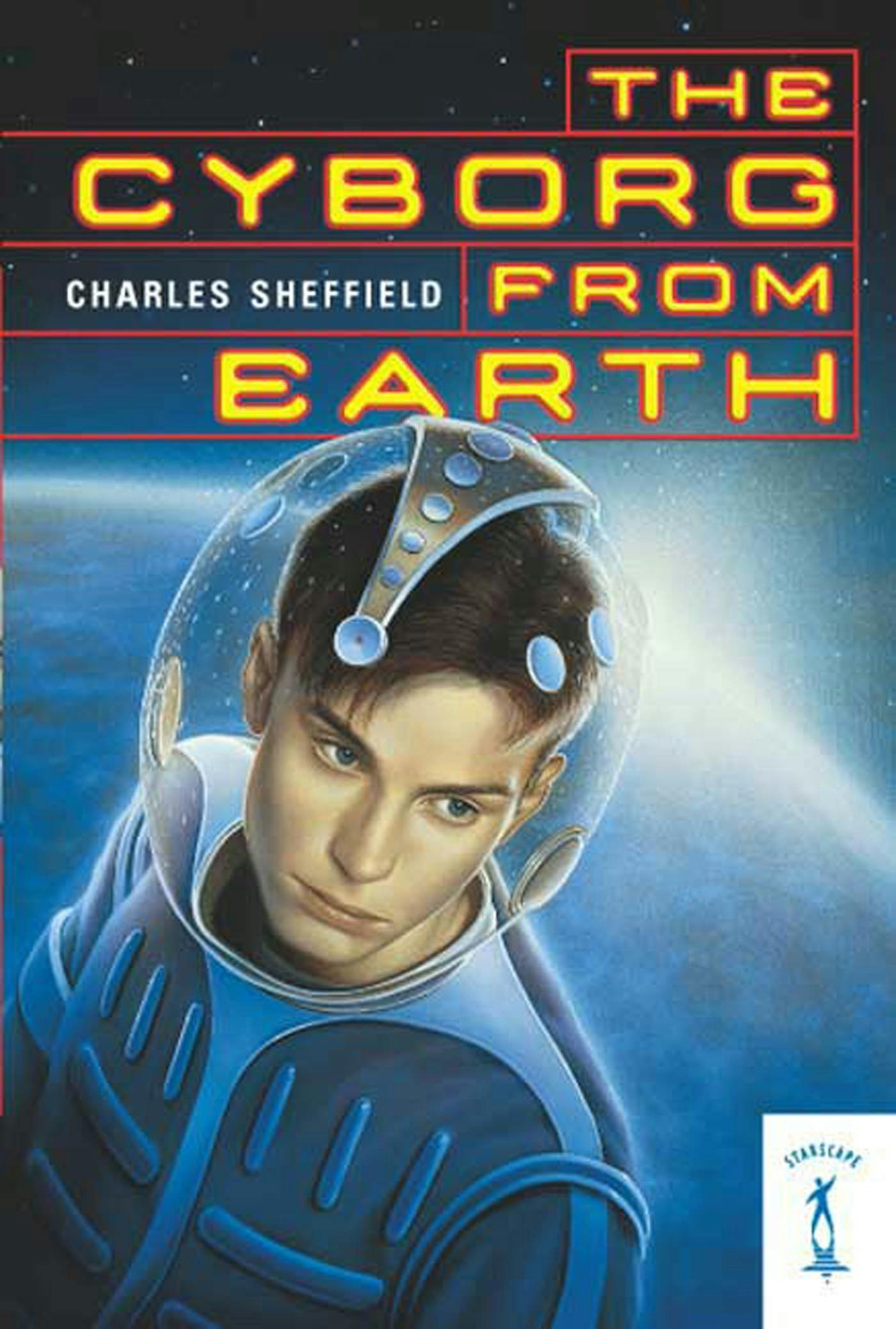 Cover for the book titled as: The Cyborg From Earth