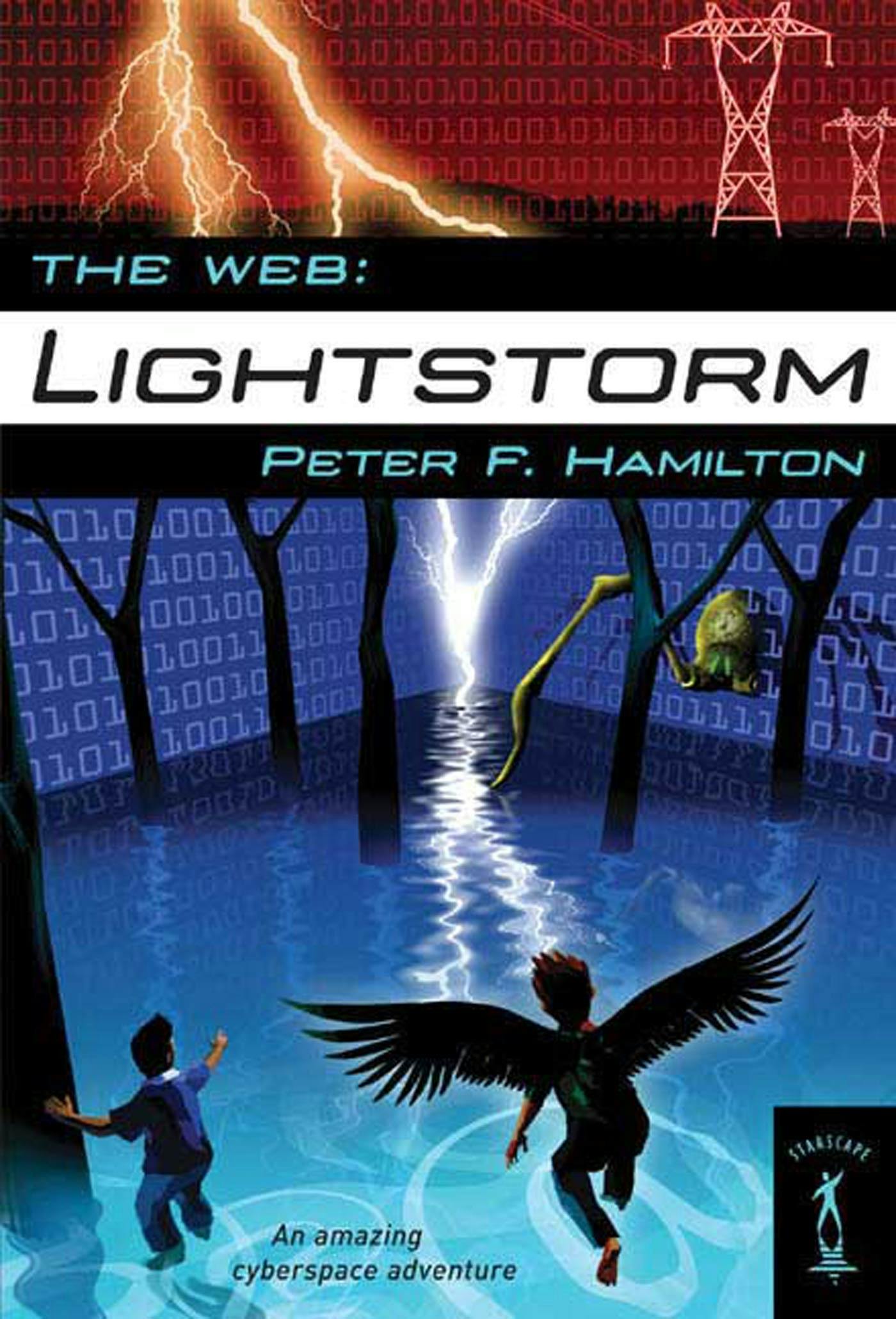 Cover for the book titled as: The Web: Lightstorm