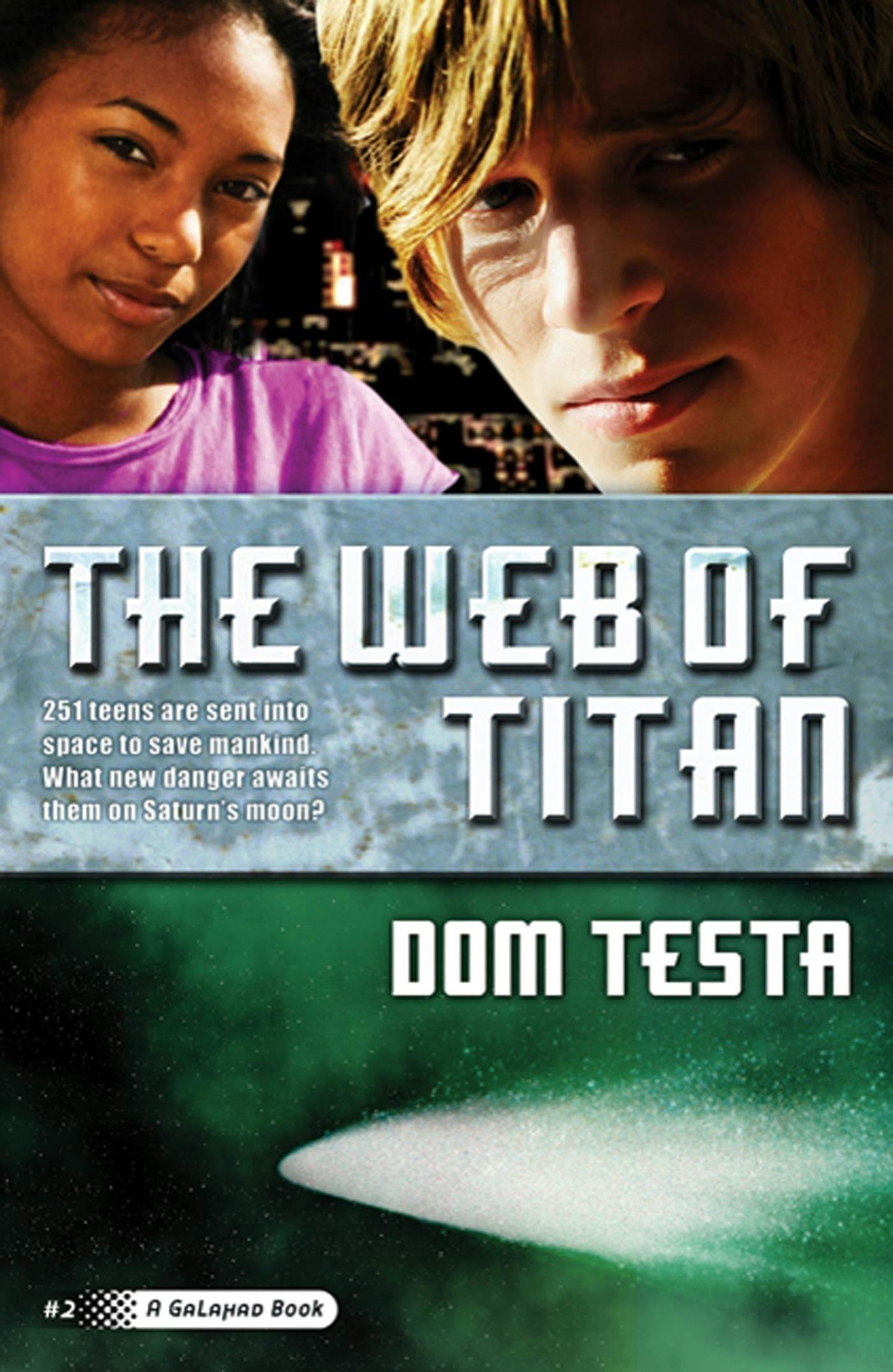 Cover for the book titled as: The Web of Titan