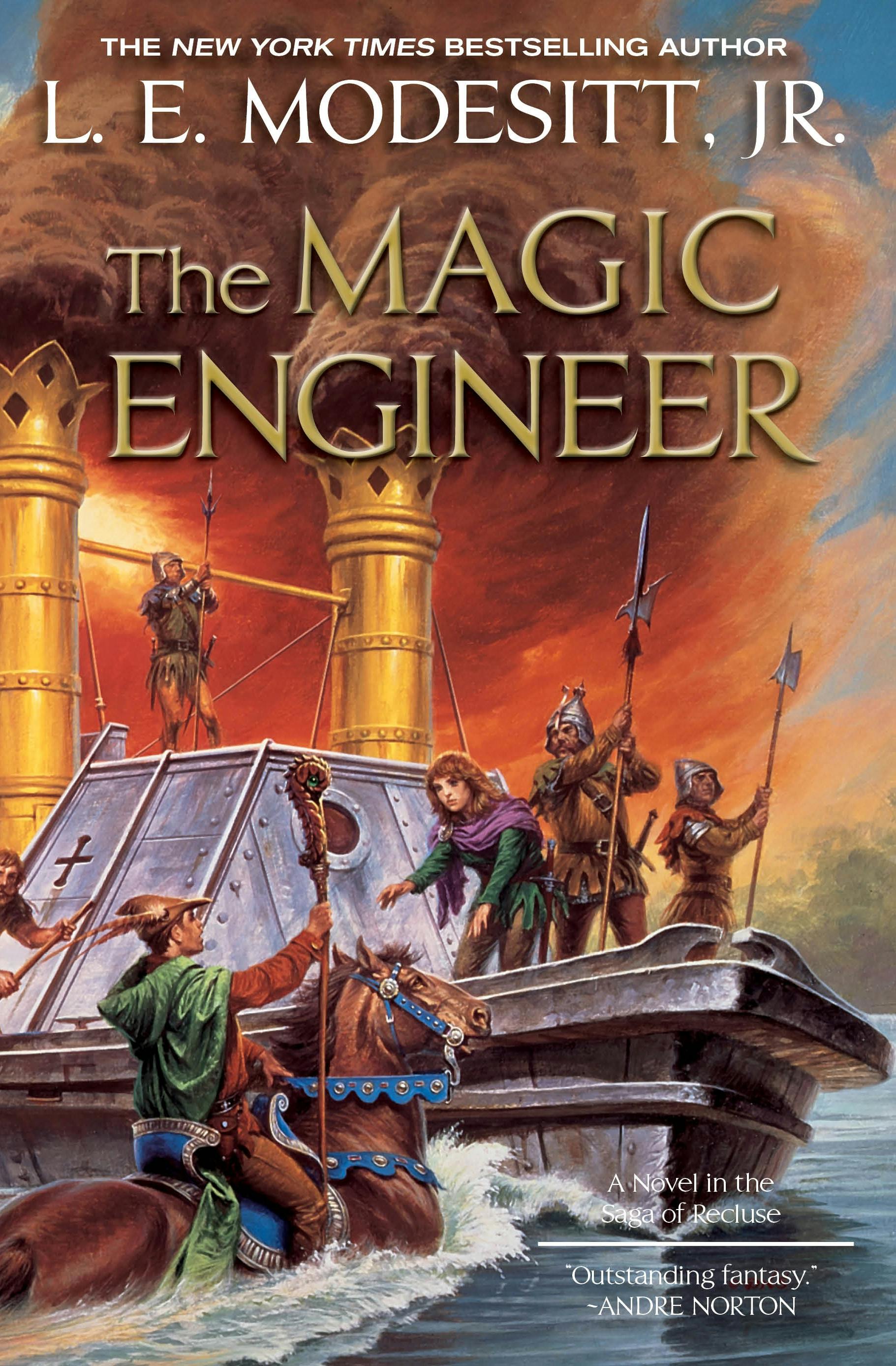 Cover for the book titled as: The Magic Engineer