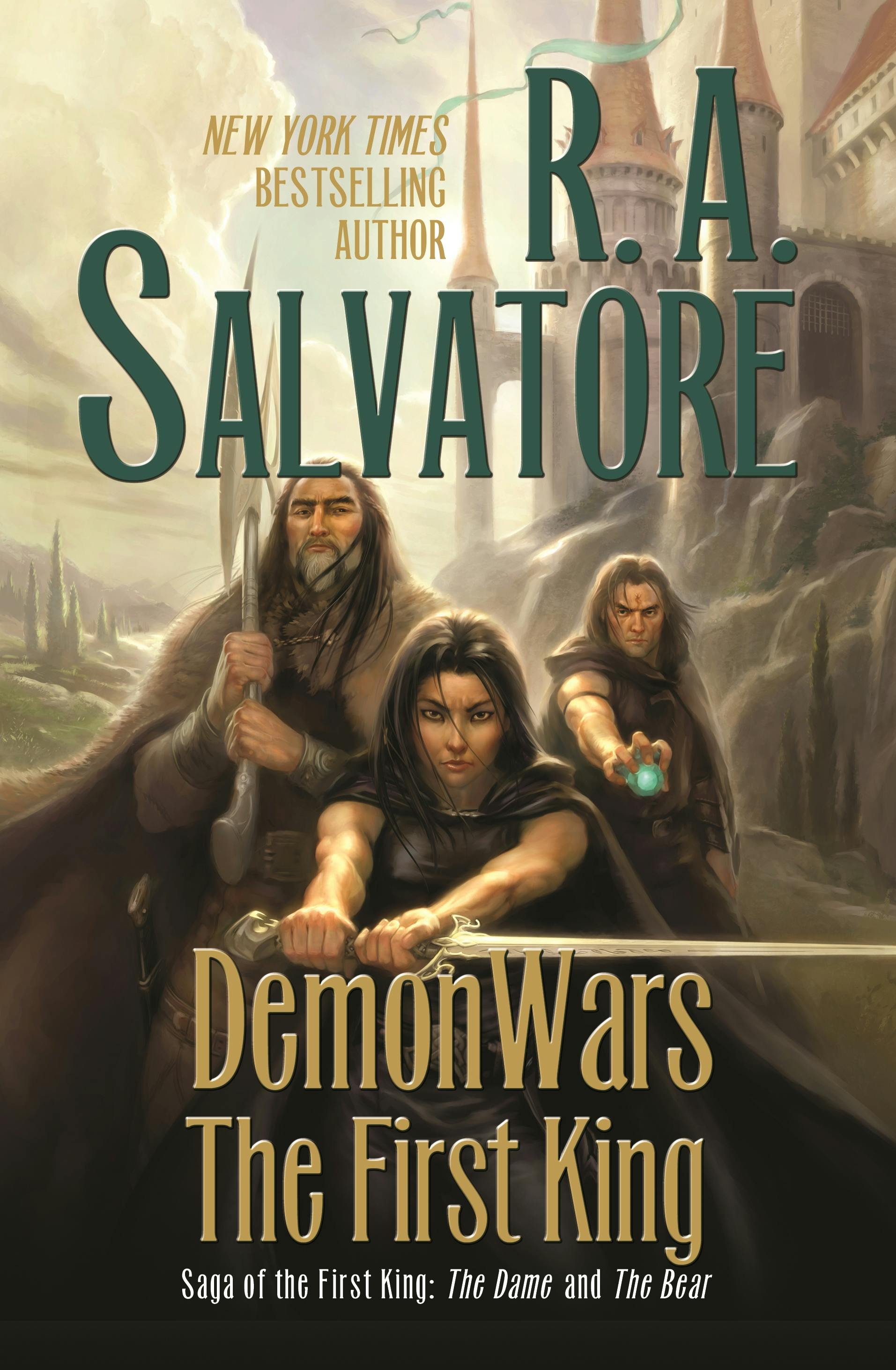 Cover for the book titled as: DemonWars: The First King