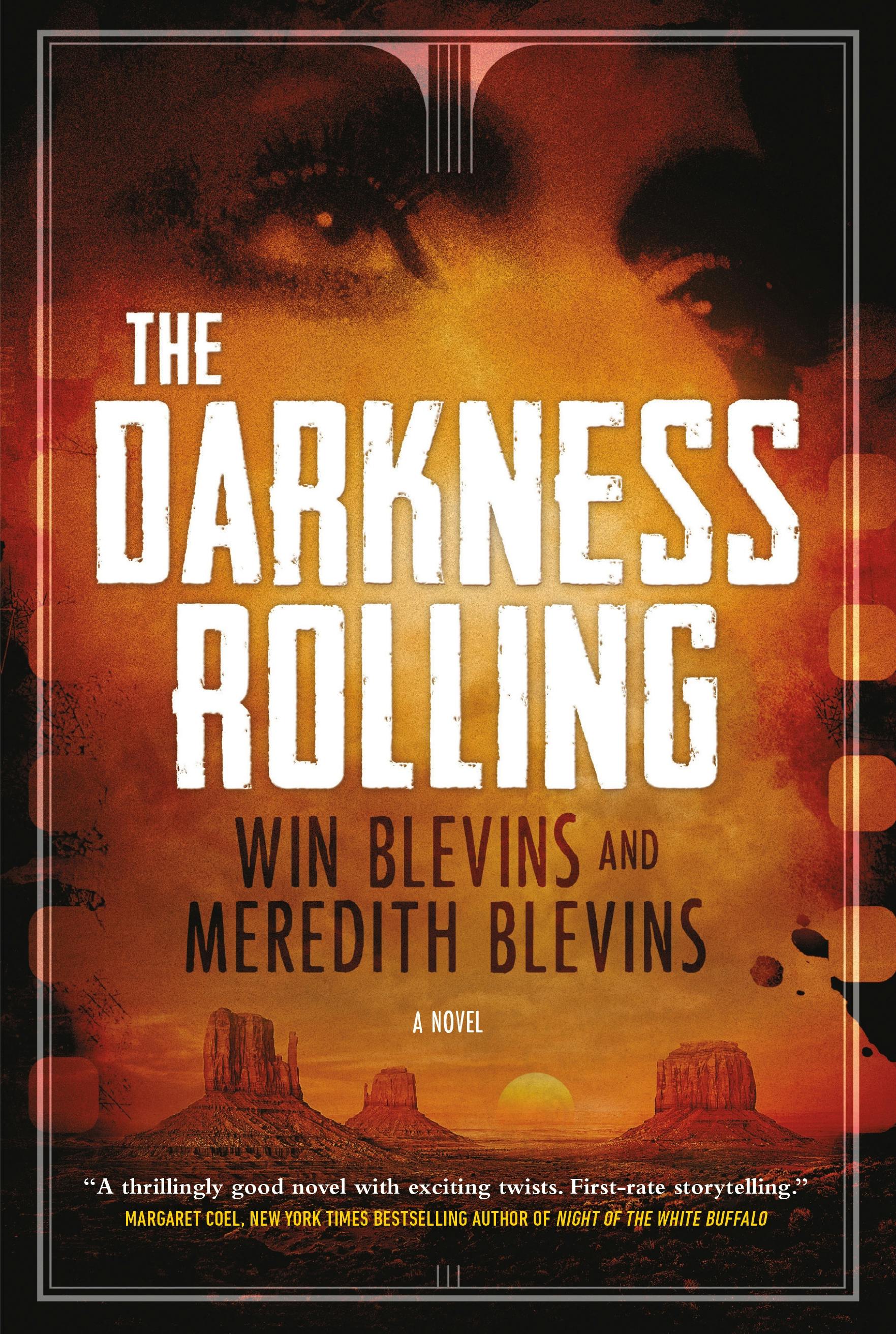Cover for the book titled as: The Darkness Rolling