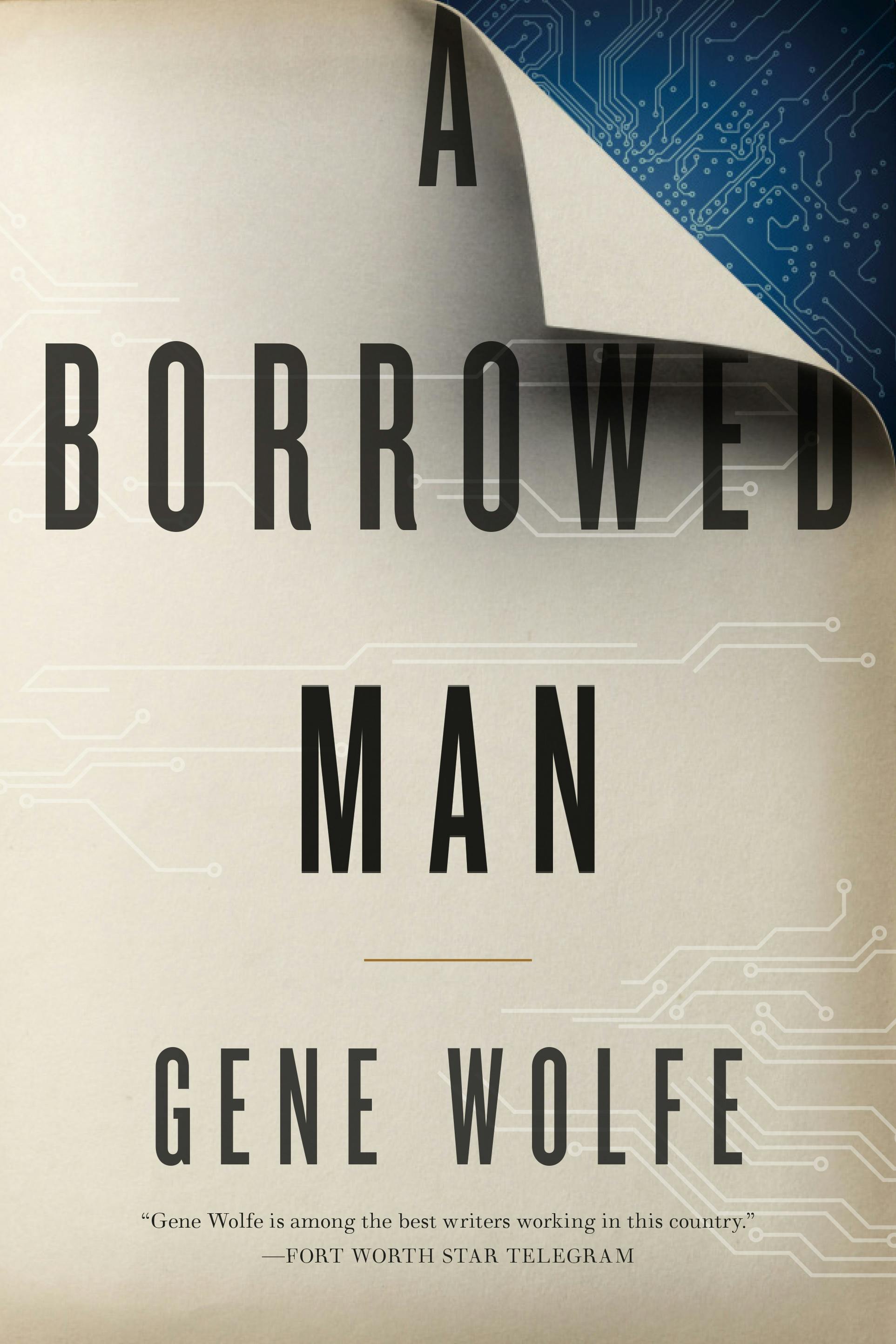 Cover for the book titled as: A Borrowed Man