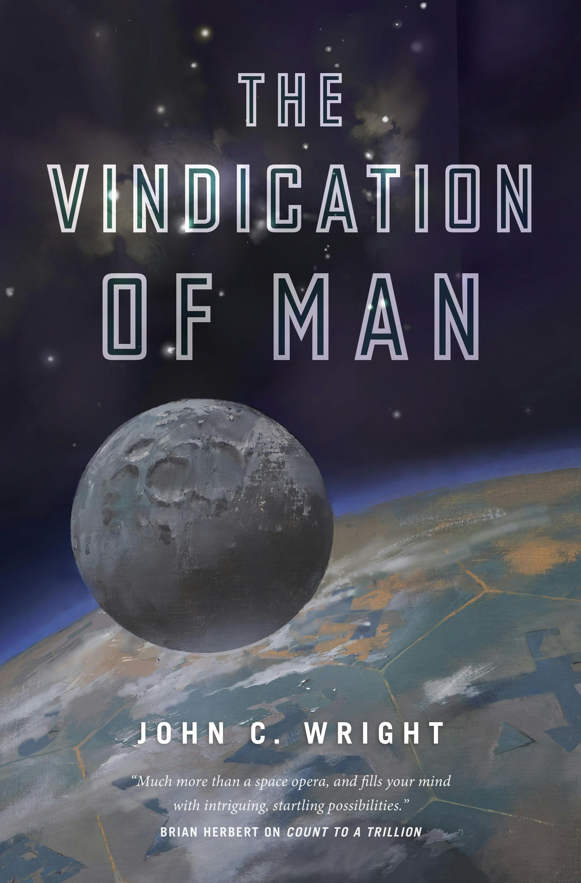 Cover for the book titled as: The Vindication of Man