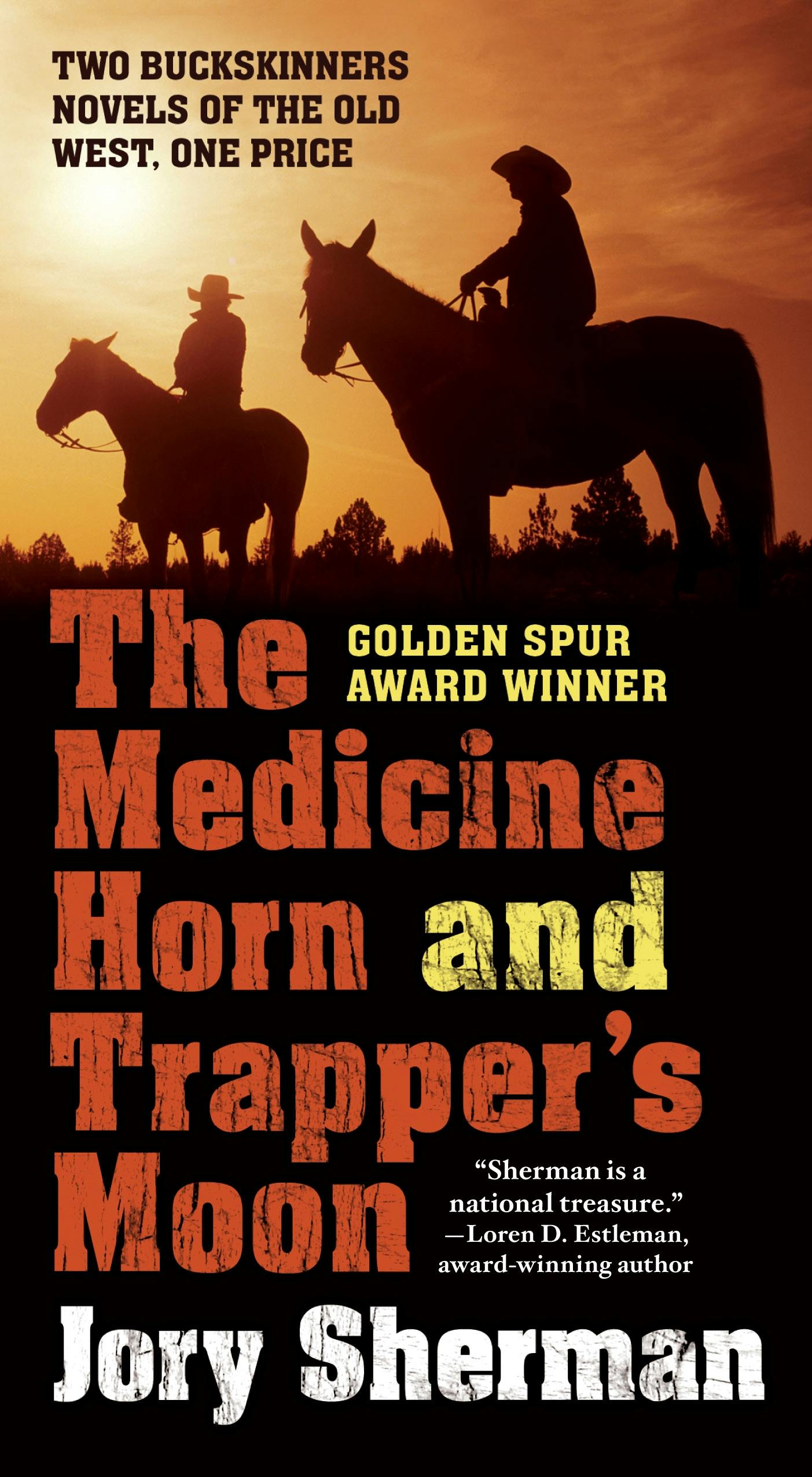 Cover for the book titled as: The Medicine Horn and Trapper's Moon