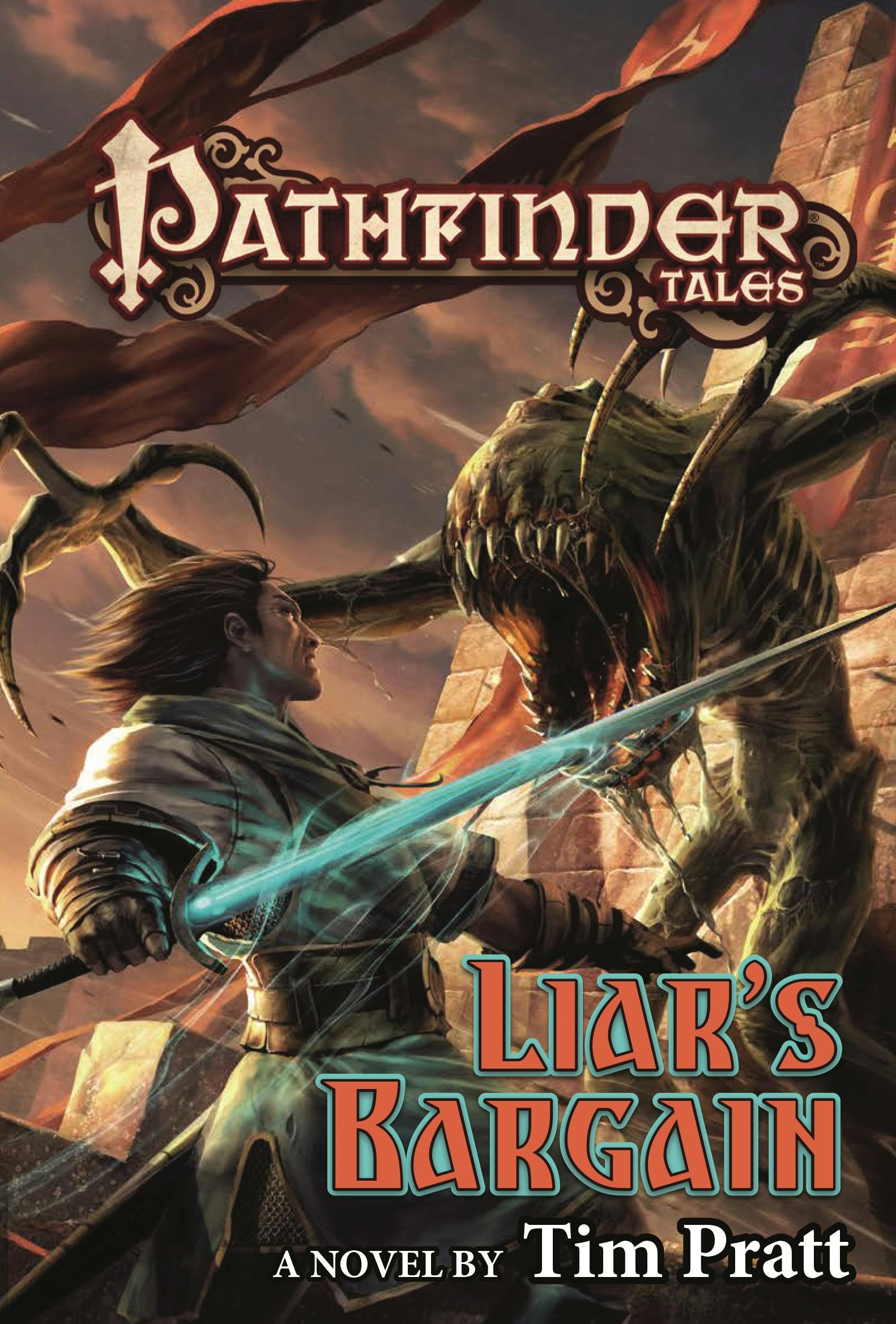 Cover for the book titled as: Pathfinder Tales: Liar's Bargain