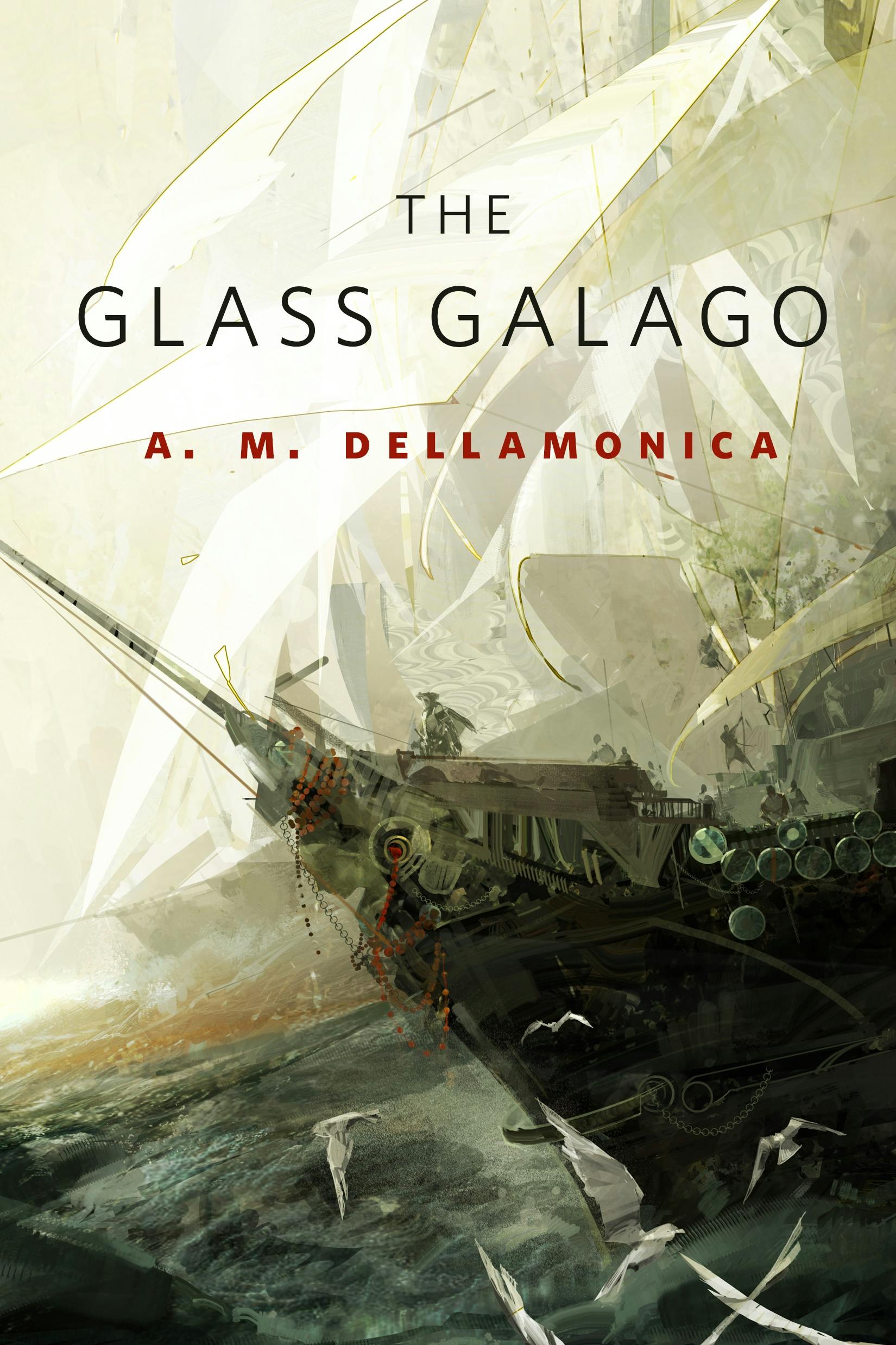 Cover for the book titled as: The Glass Galago