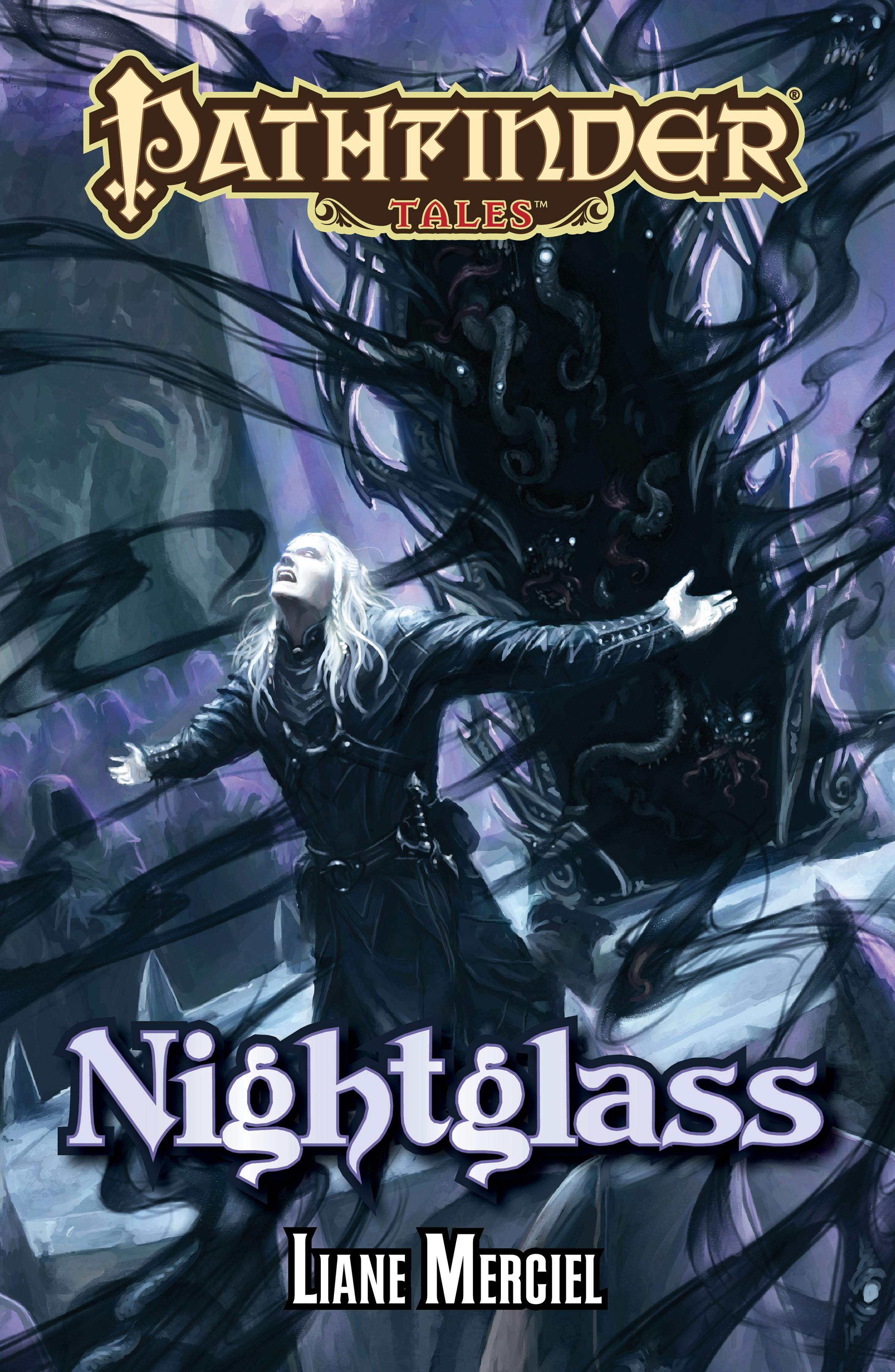 Cover for the book titled as: Pathfinder Tales: Nightglass